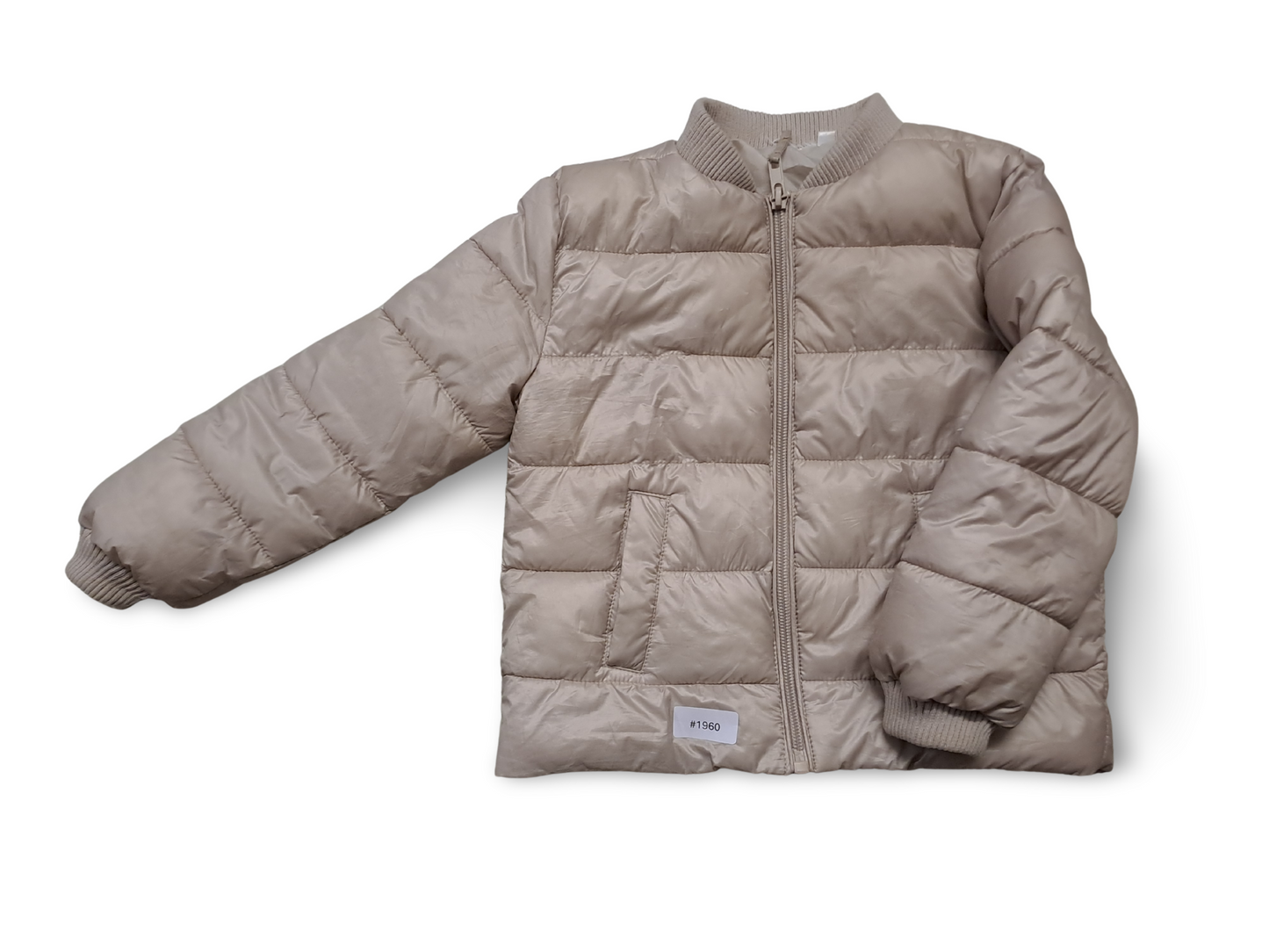 Steppjacke mit Reissverschluss - Gr. 92