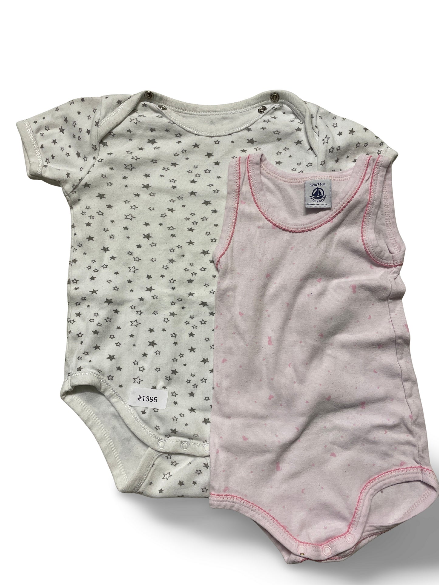 2er Bundle - Body ohne Ärmel - Gr. 74