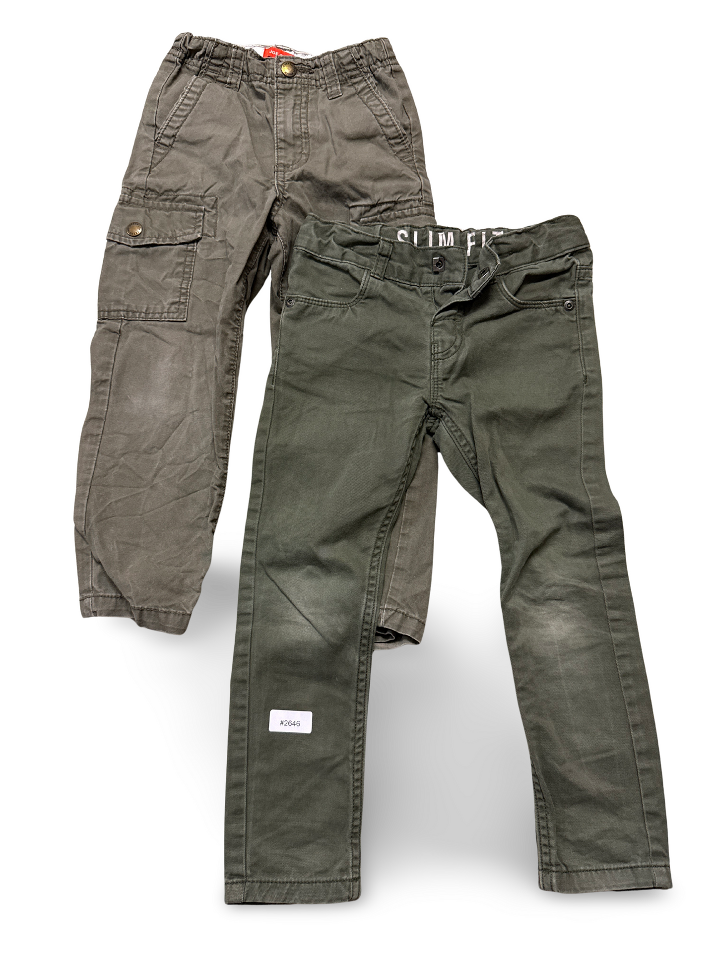 2er Bundle Kinderhosen Cargo und Slim Fit - Gr. 104