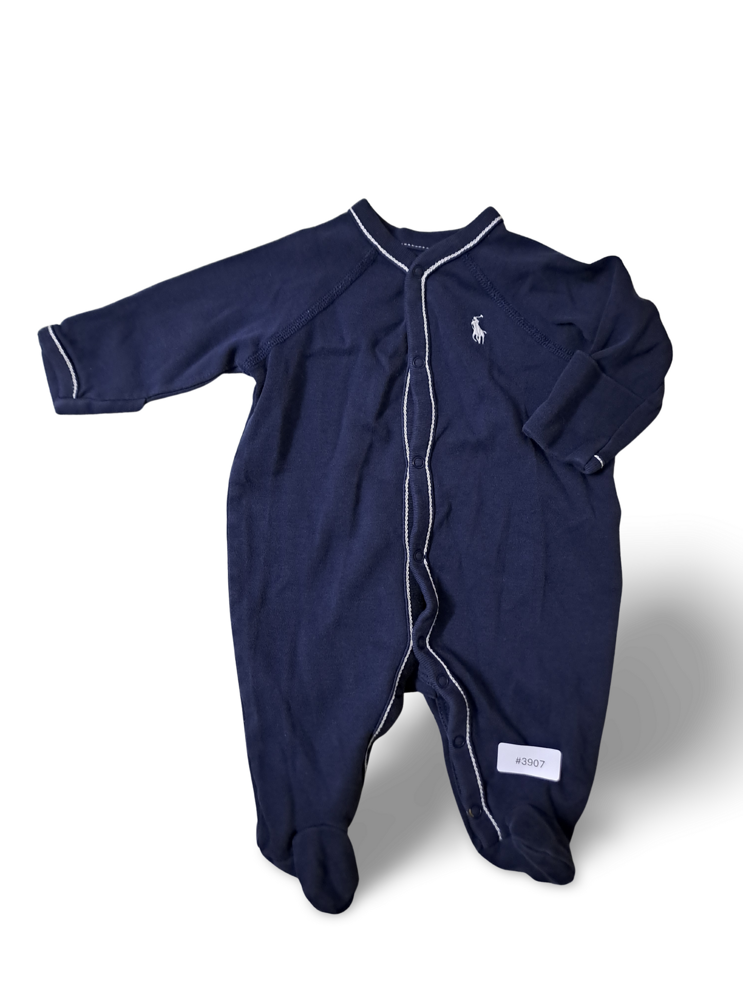Strampler mit Füssen und Polo-Logo - Gr. 56
