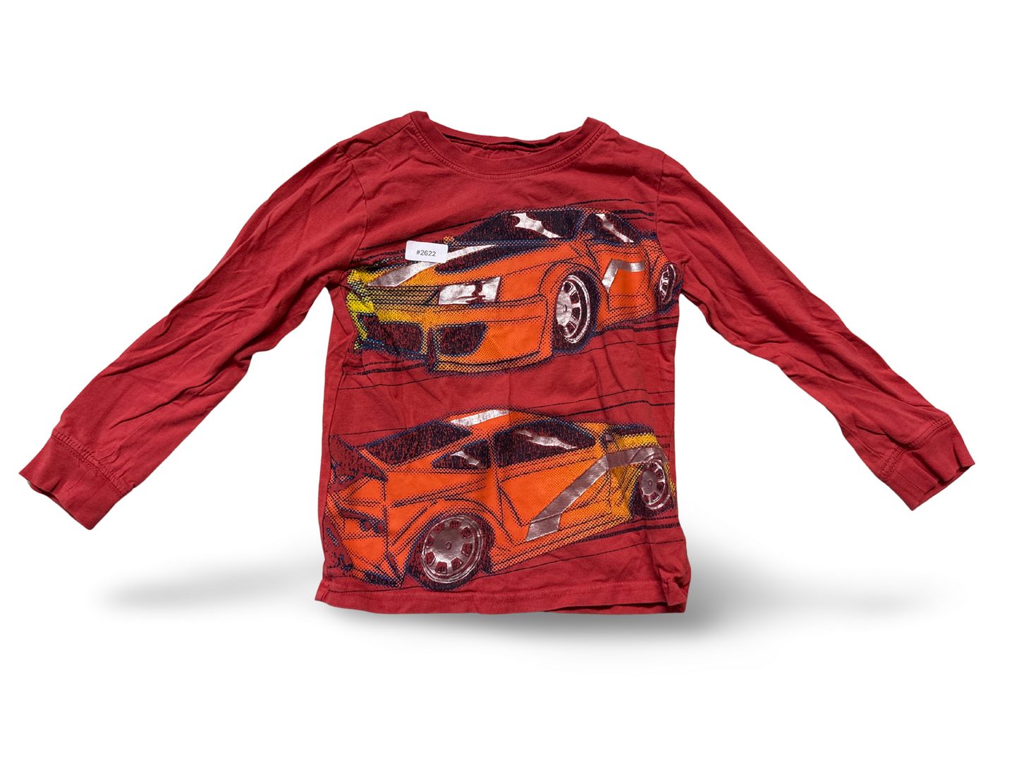 Langarmshirt mit Auto-Print - Gr. 116