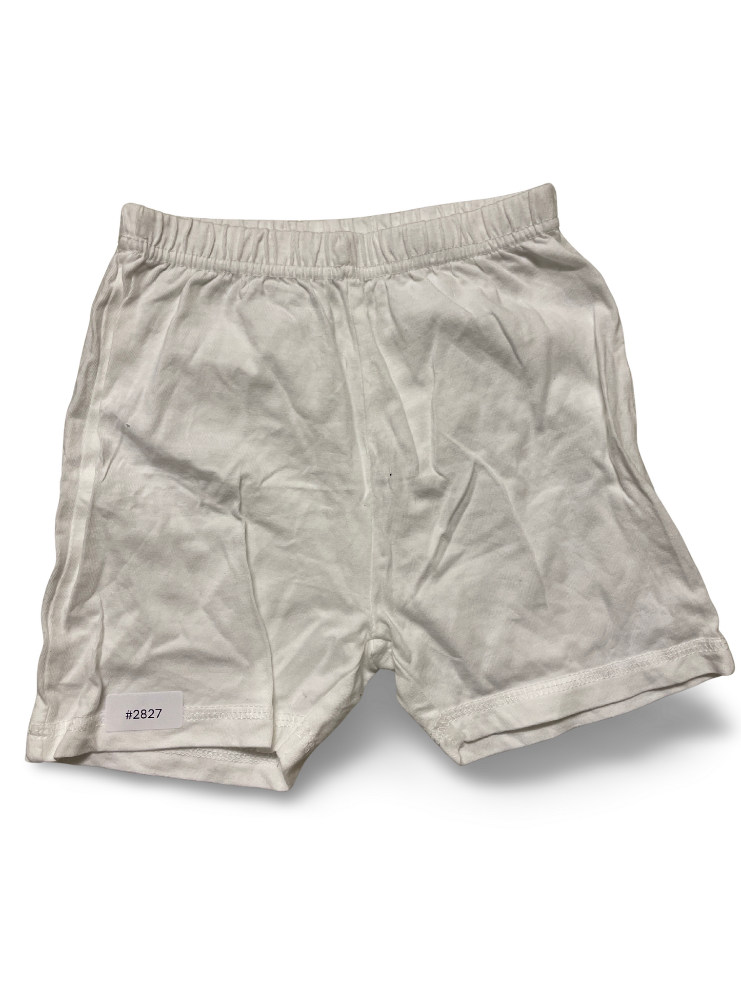 Weisse Baumwollshorts - Gr. 80