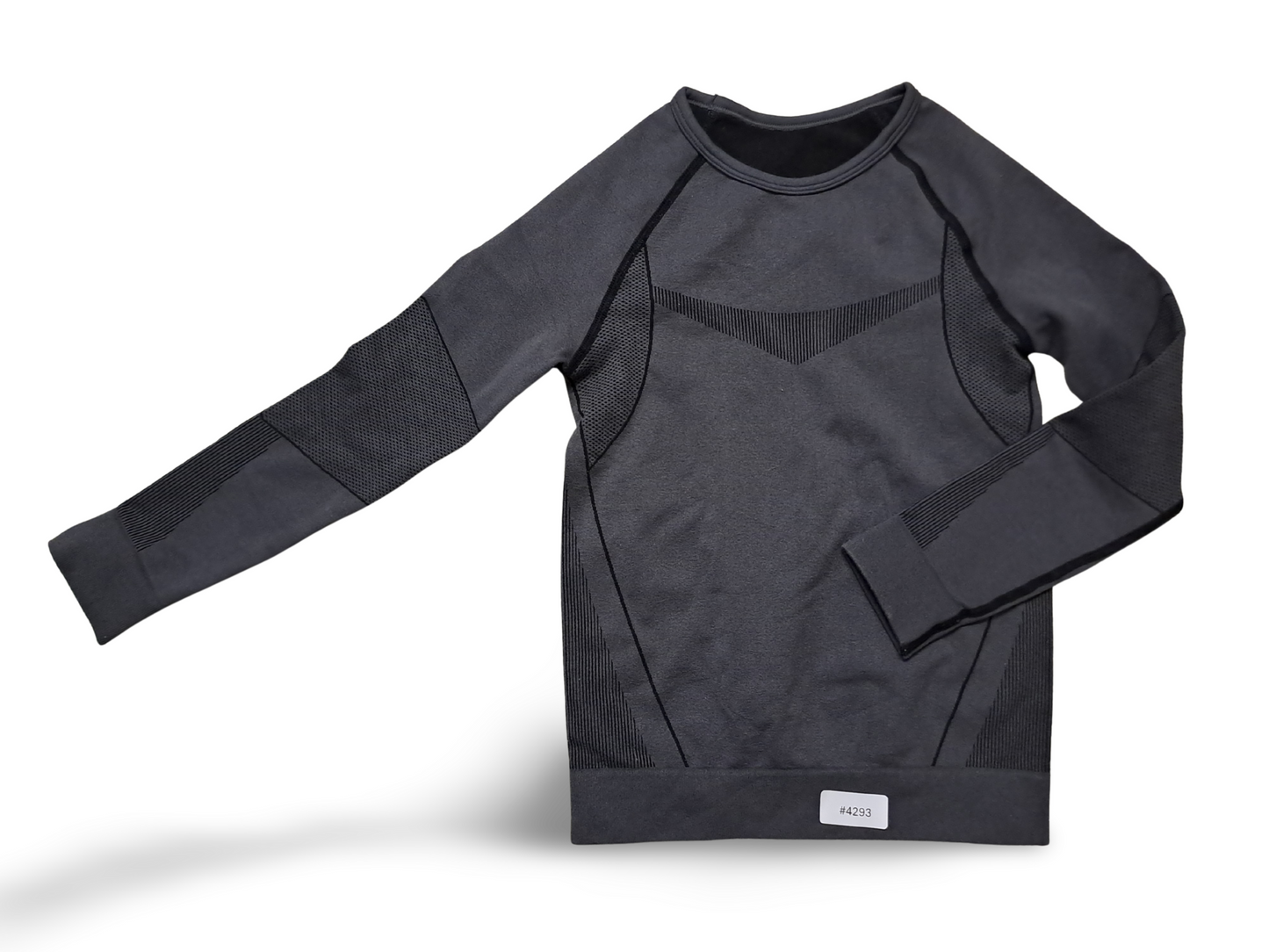 Dunkelgraues Langarmshirt - Gr. 116