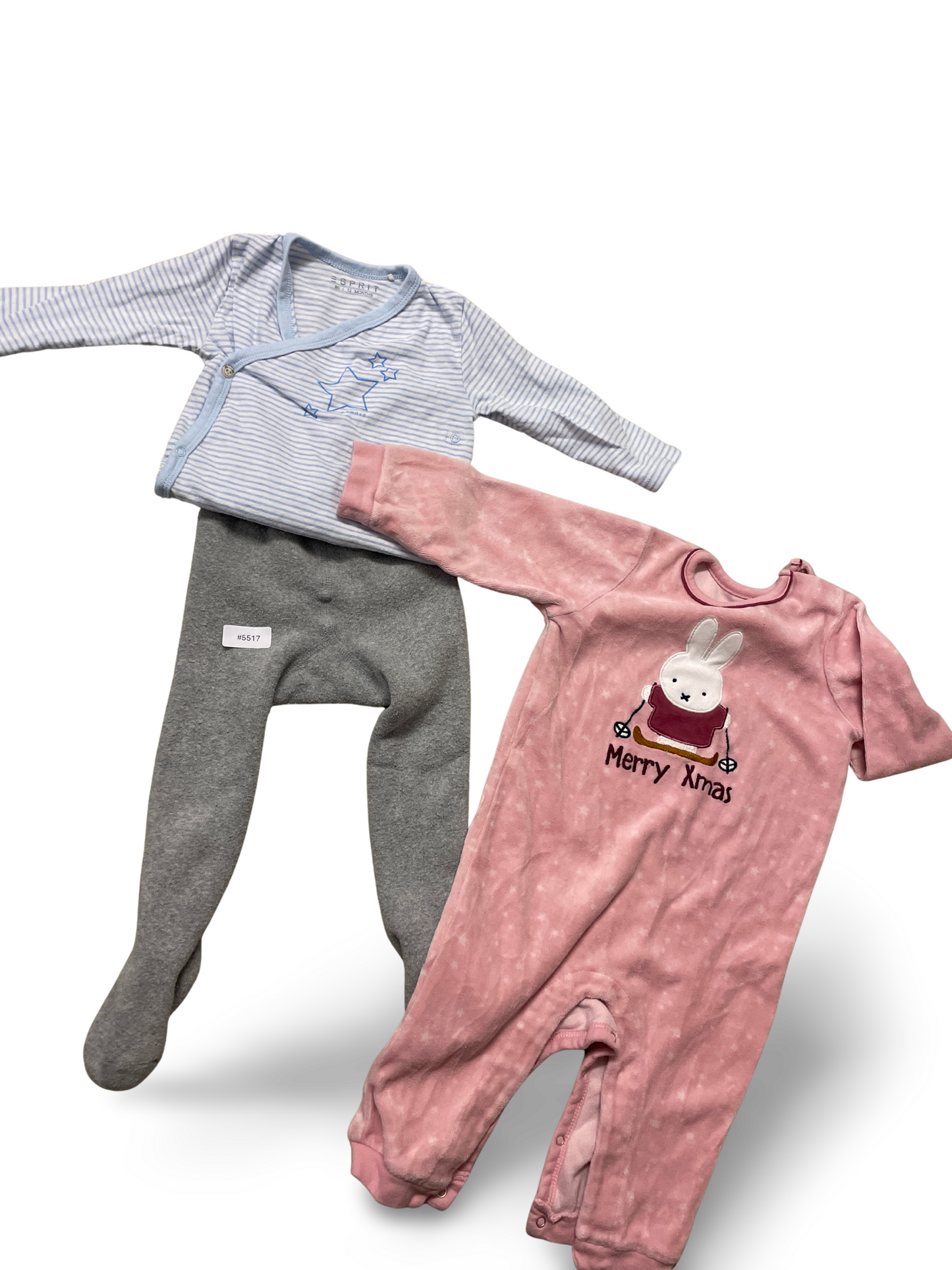 Set Wickelbody und Strumpfhose - Gr. 80