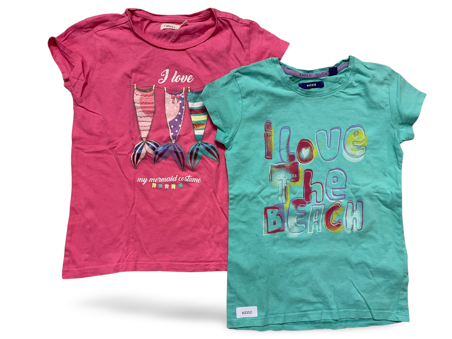 Bundle of 2 T-shirts with sea motifs - Size 122