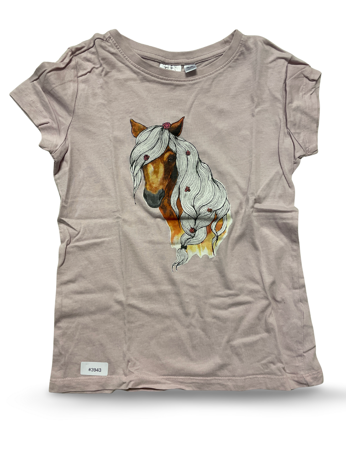 T-Shirt mit Pferdemotiv - Gr. 134