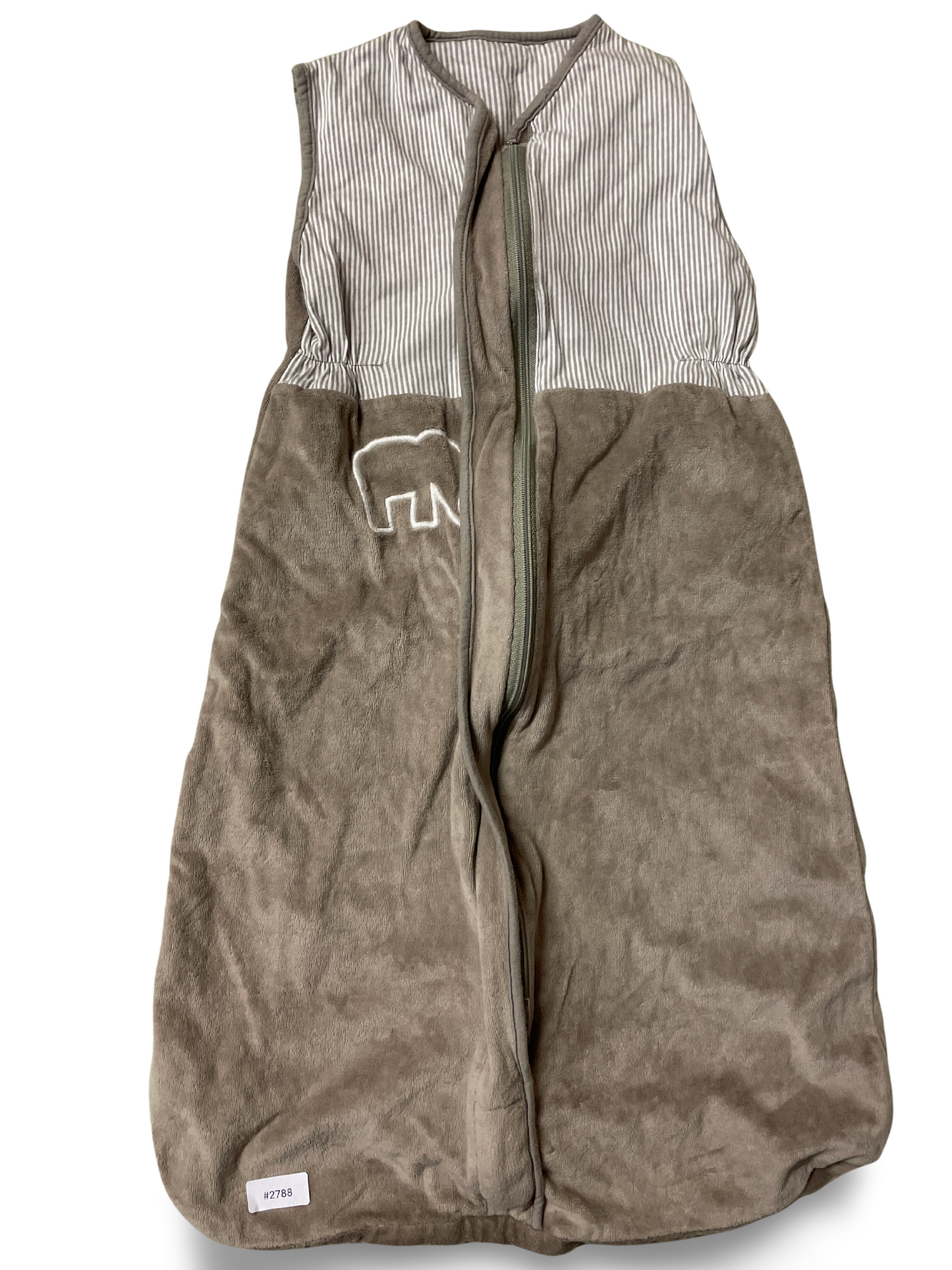 Babyschlafsack mit Elefantenstickerei - Gr. 74