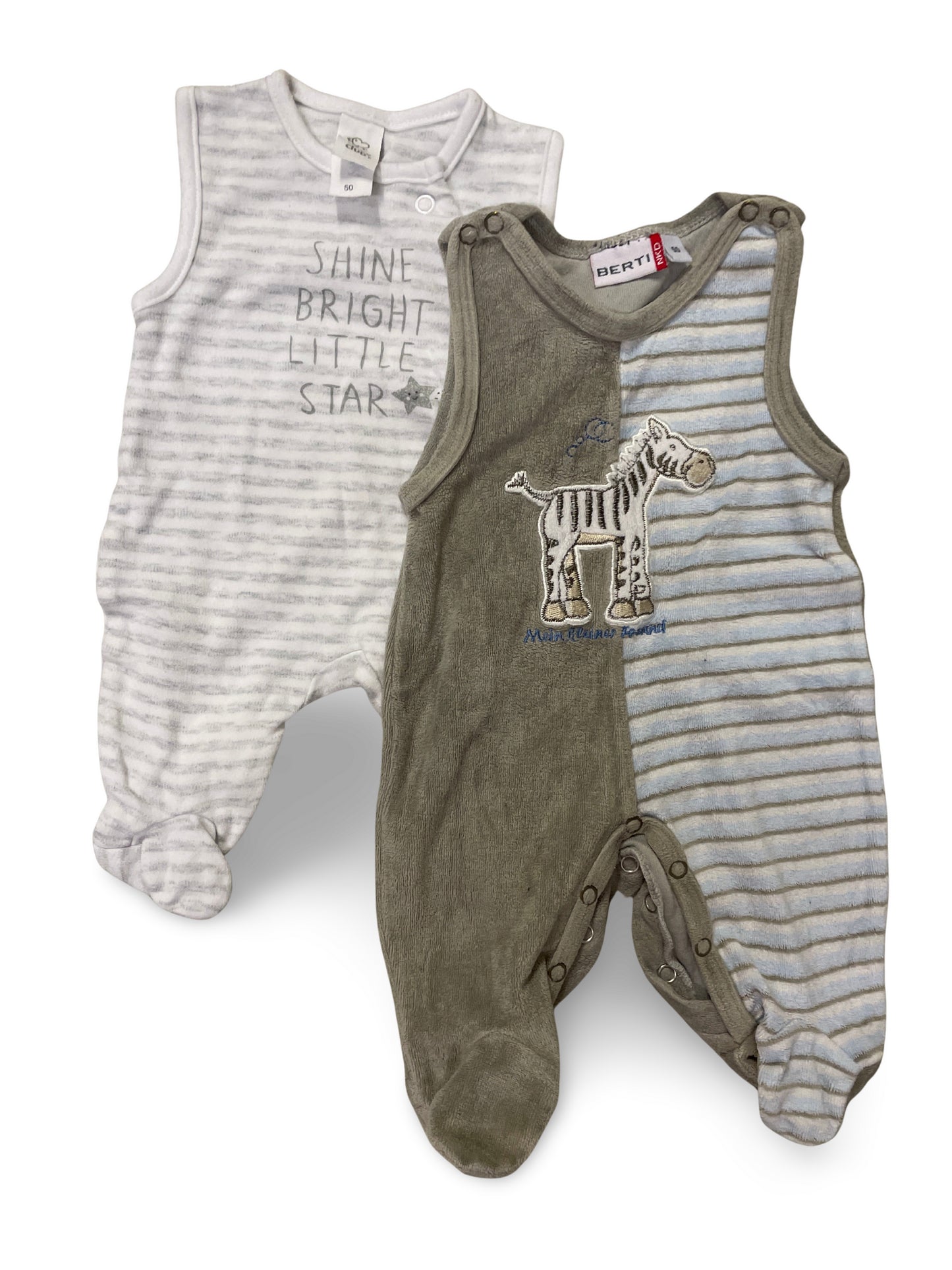 2er Bundle - Strampler kurz - Gr. 50
