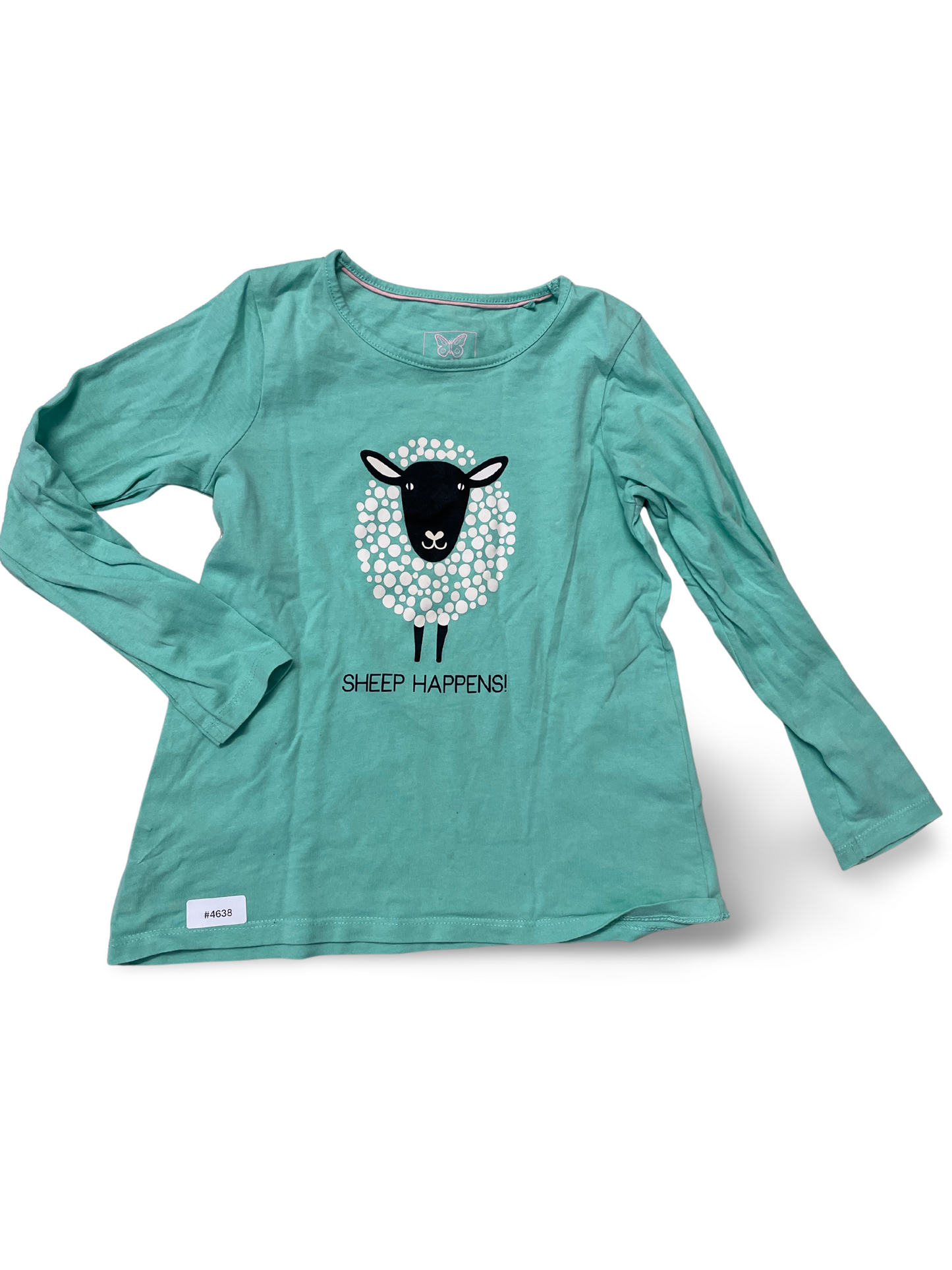 Langarmshirt mit Schafmotiv - Gr. 110