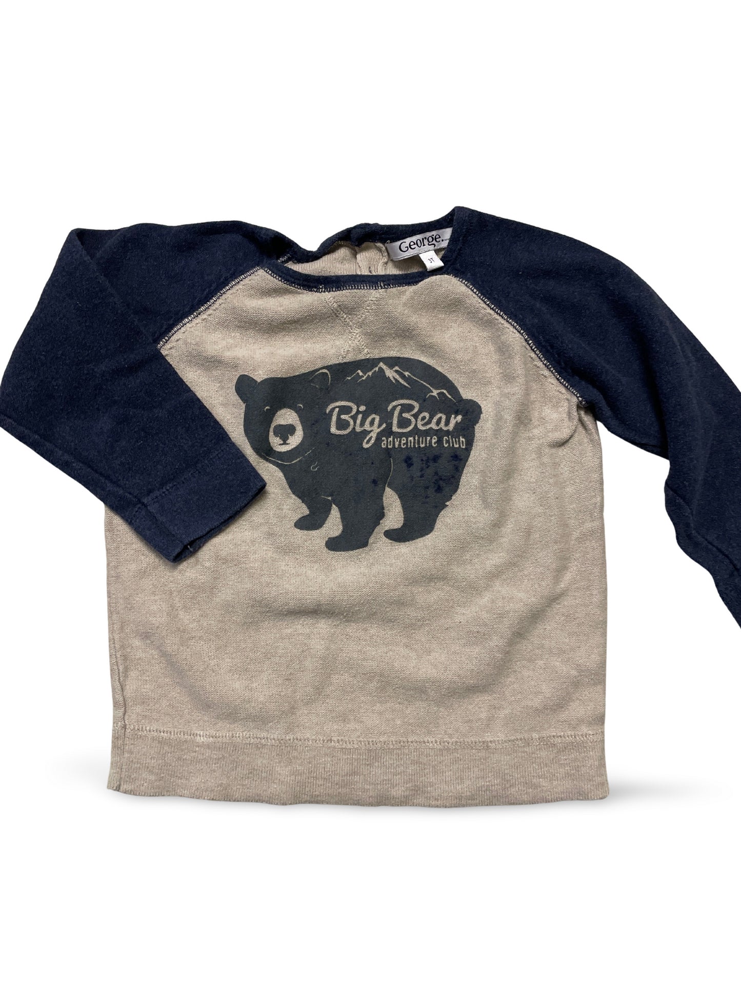 Pullover Bär - Gr. 98