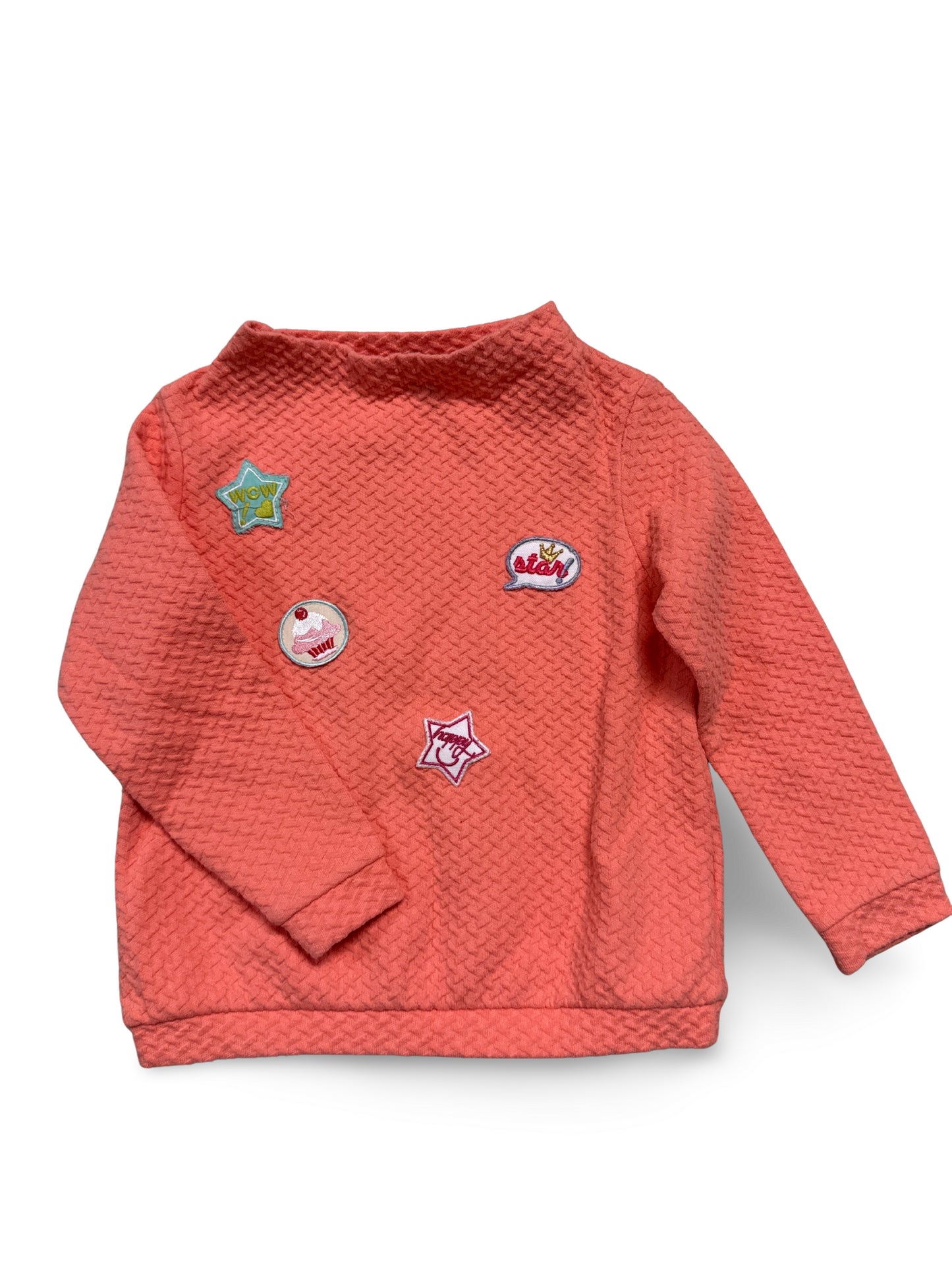 Sweatshirt mit Aufnähern - Gr. 86