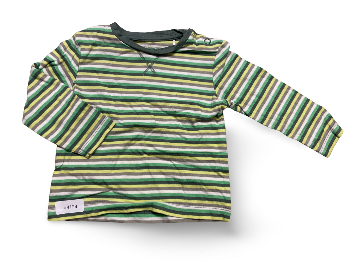 Gestreiftes Langarmshirt - Gr. 68