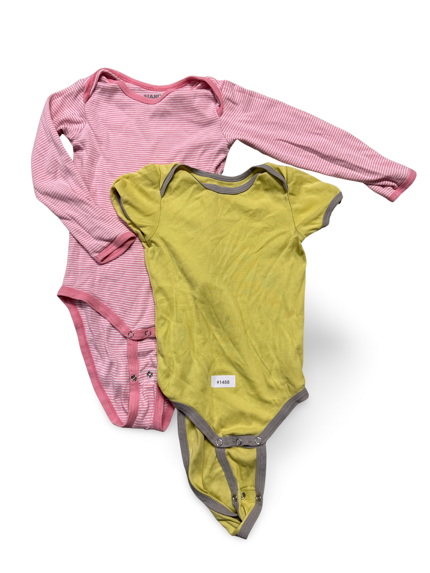 2er Bundle Babybody Langarm und Kurzarm - Gr. 104