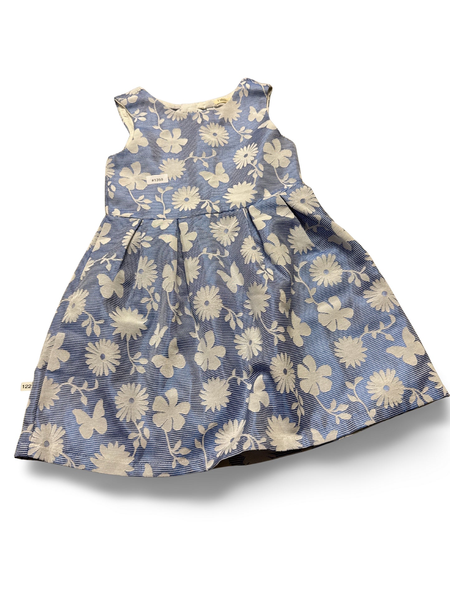 Kleid mit Blumenmuster - Gr. 122