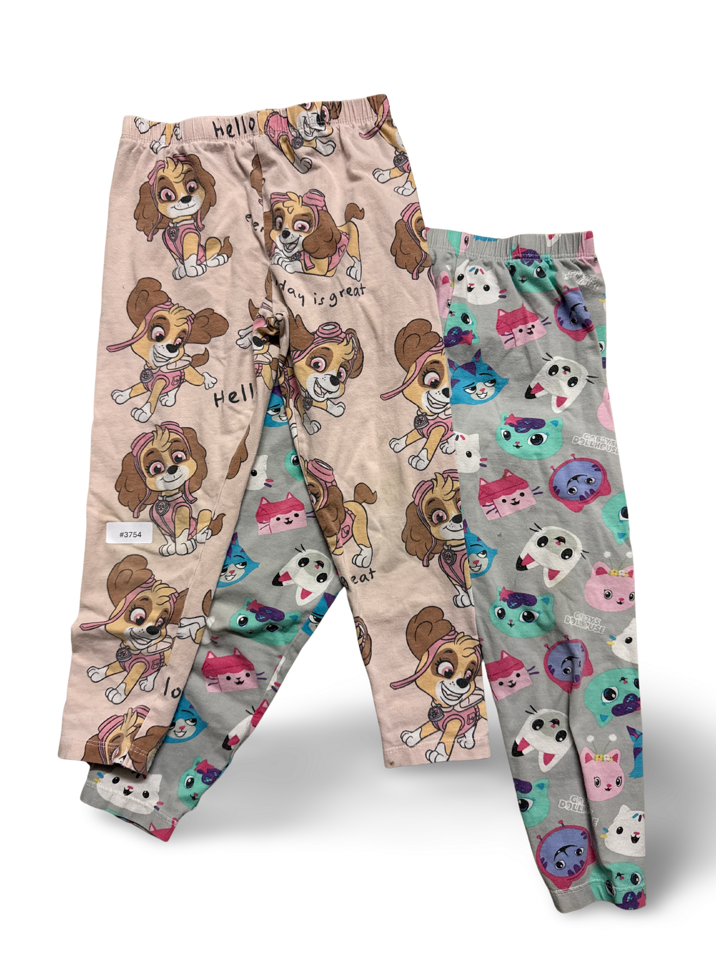 2er Bundle Leggings mit Hunde- und Katzenprint - Gr. 116
