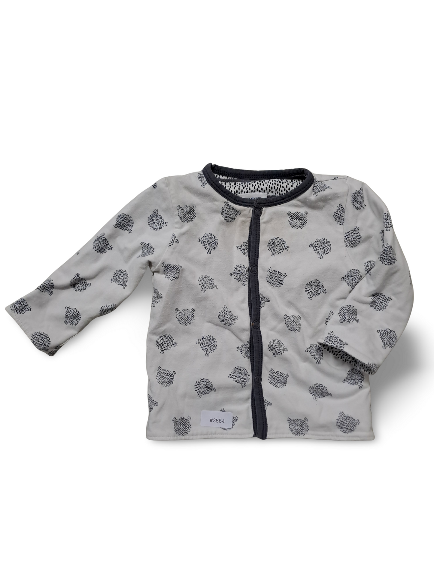 Babyjacke mit Igelprint - Gr. 68