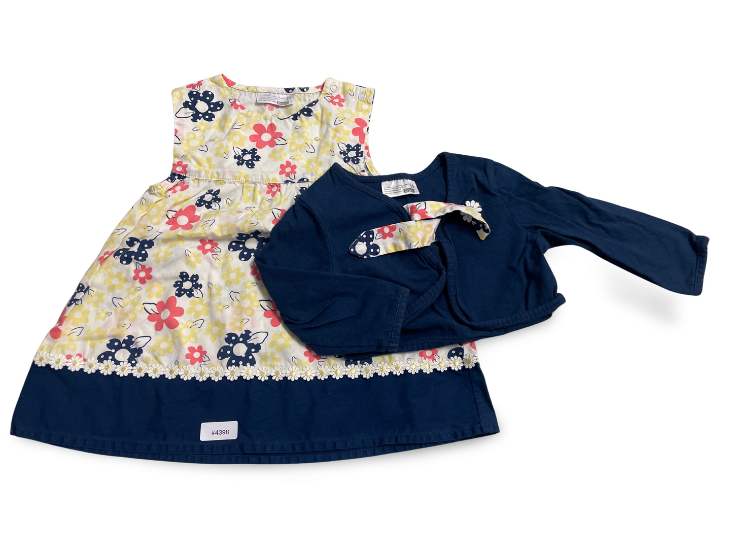 Kleid mit Bolerojacke - Gr. 86
