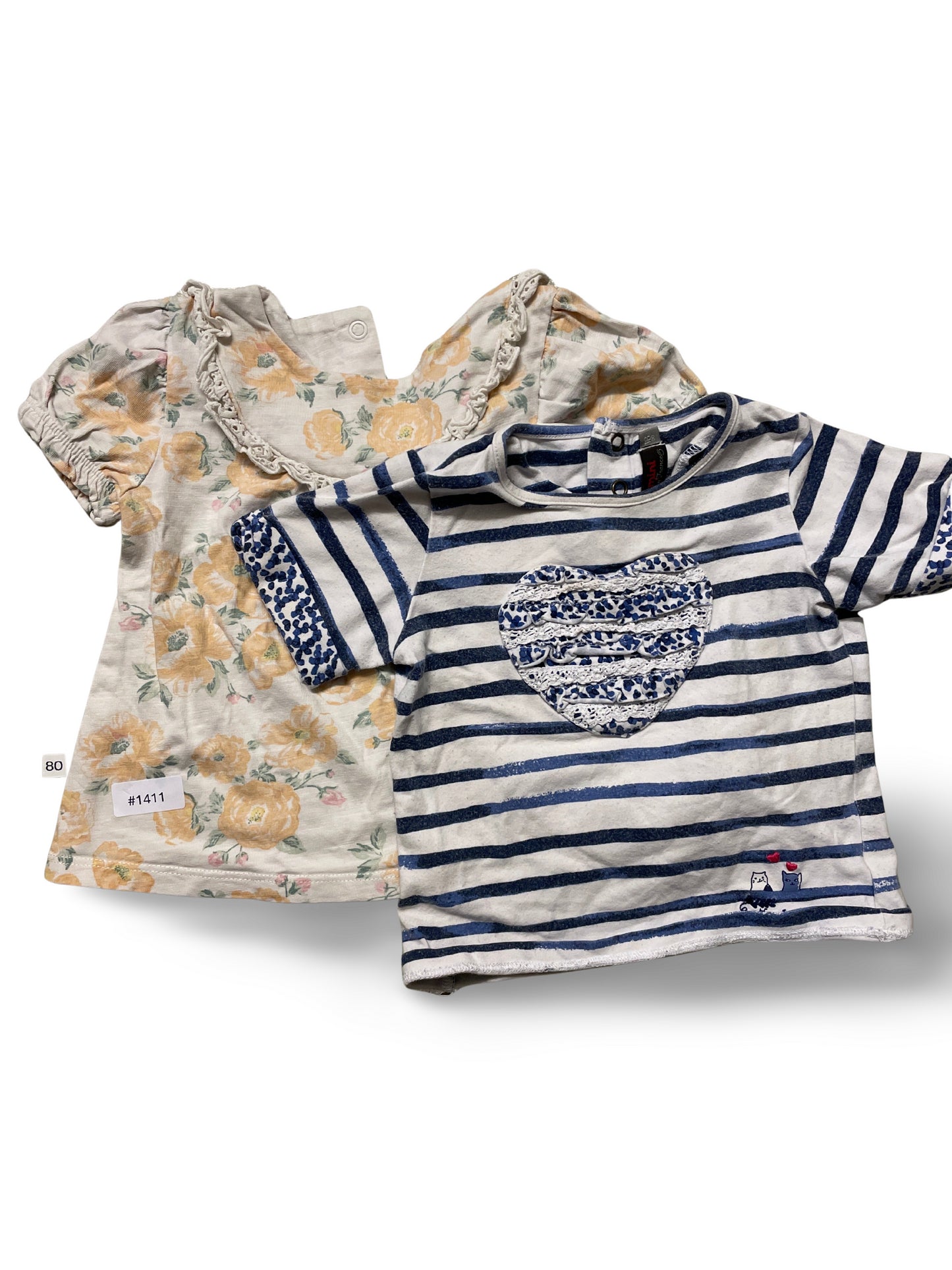 2er Bundle T-Shirts - Gr. 80