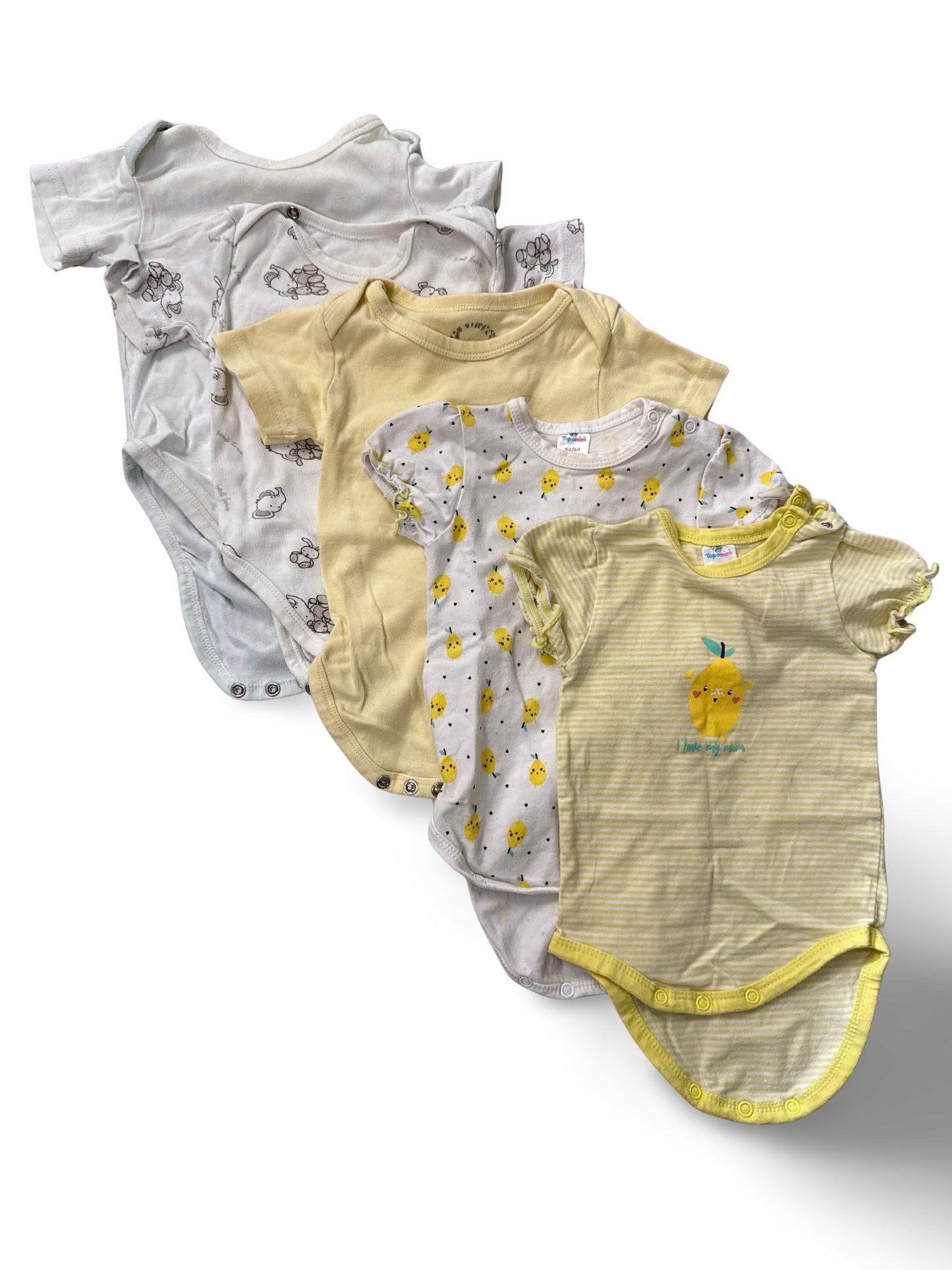 5er Bundle - Body kurz - Gr. 62/68