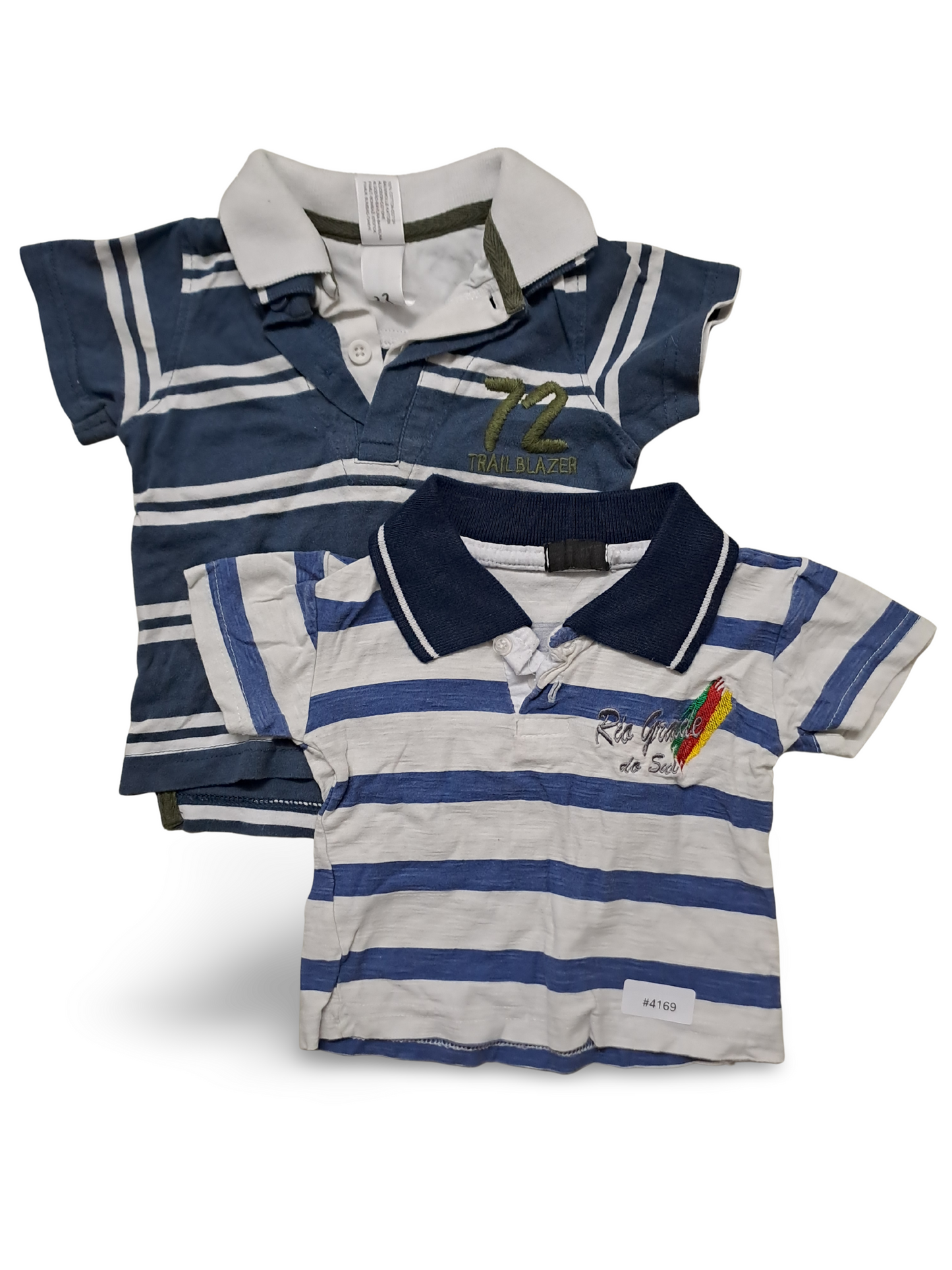 2er Bundle Poloshirts gestreift - Gr. 80