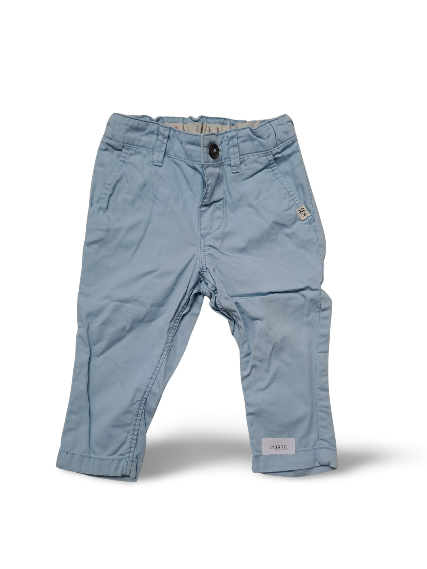 Hellblaue Chinohose - Gr. 74