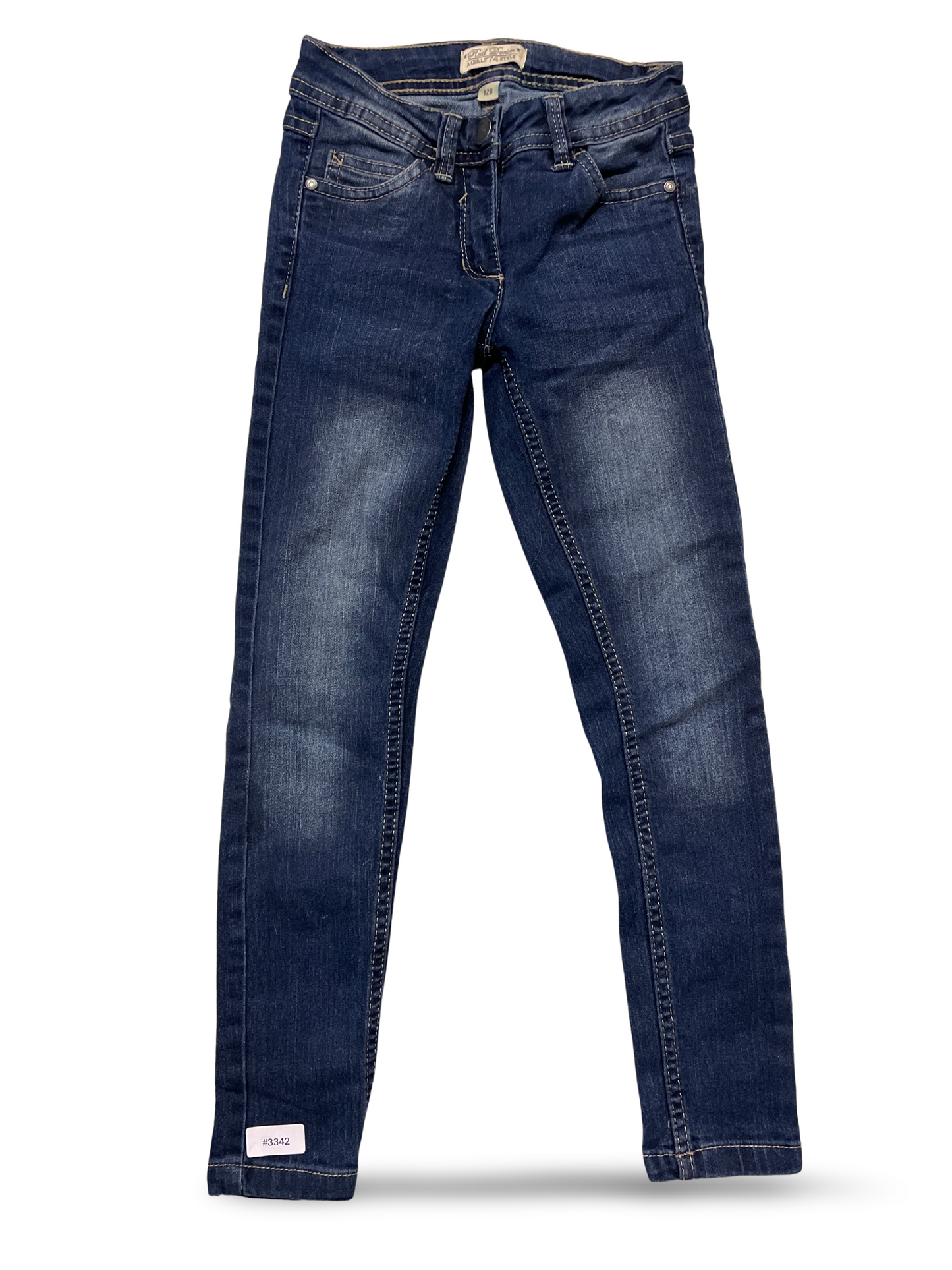 Dark blue skinny jeans - size 128