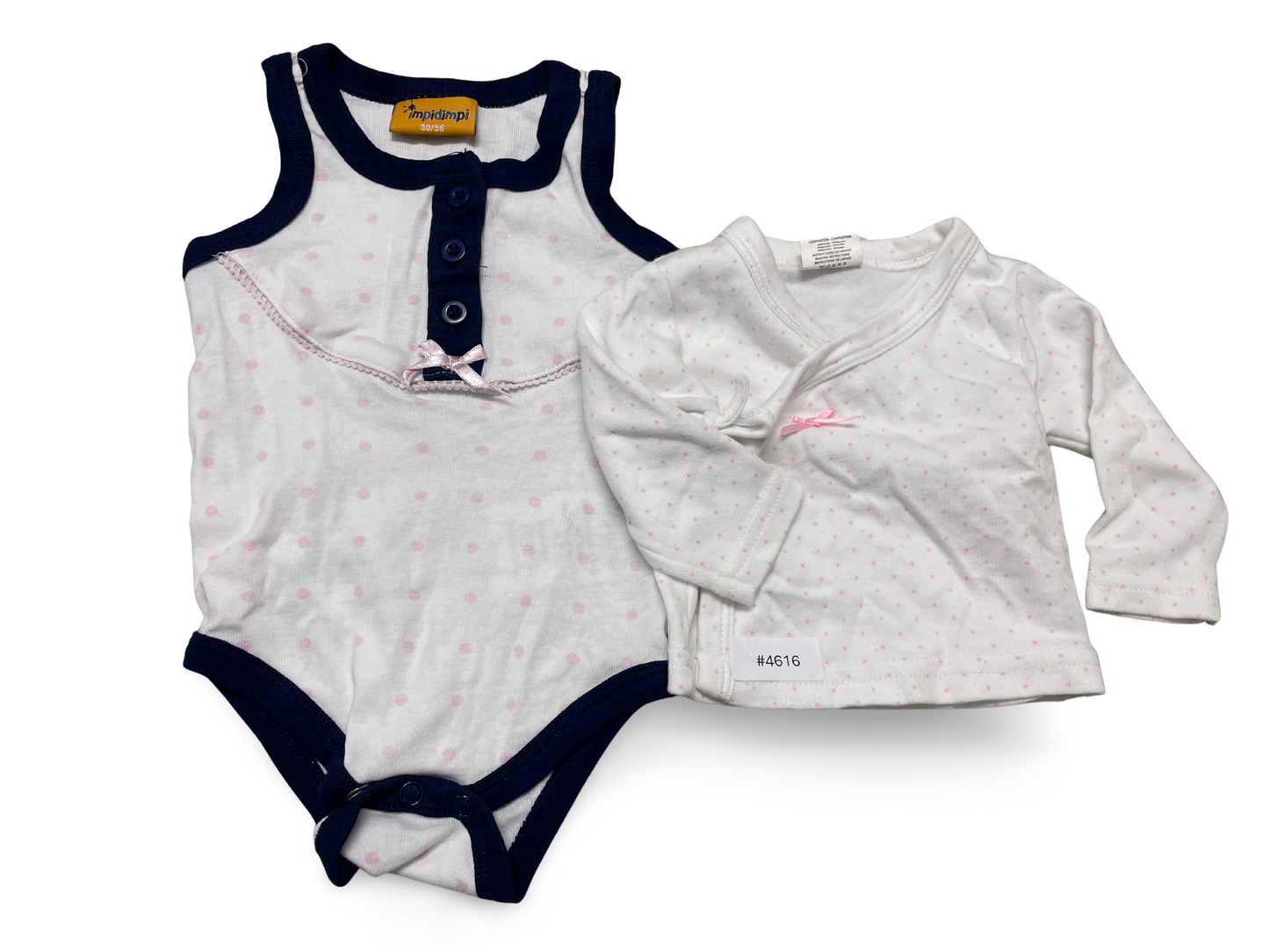 Body und Wickelshirt - Gr. 50