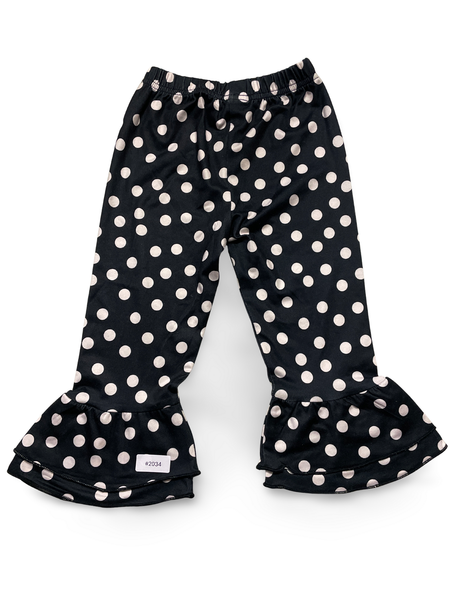 Leggings mit Punkten und Rüschen - Gr. 86