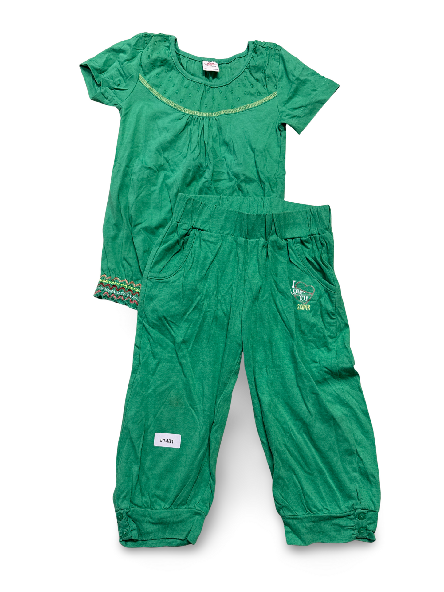 Zweiteiliges Set Shirt und Jogginghose - Gr. 104