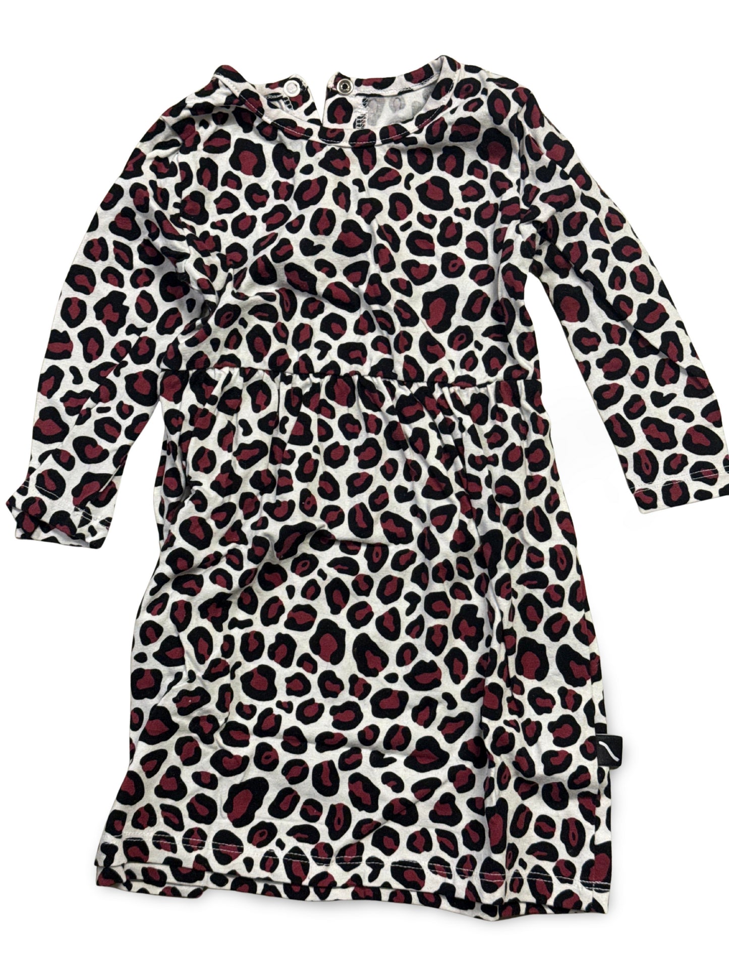 Kleid mit Leopardenmuster - Gr. 74