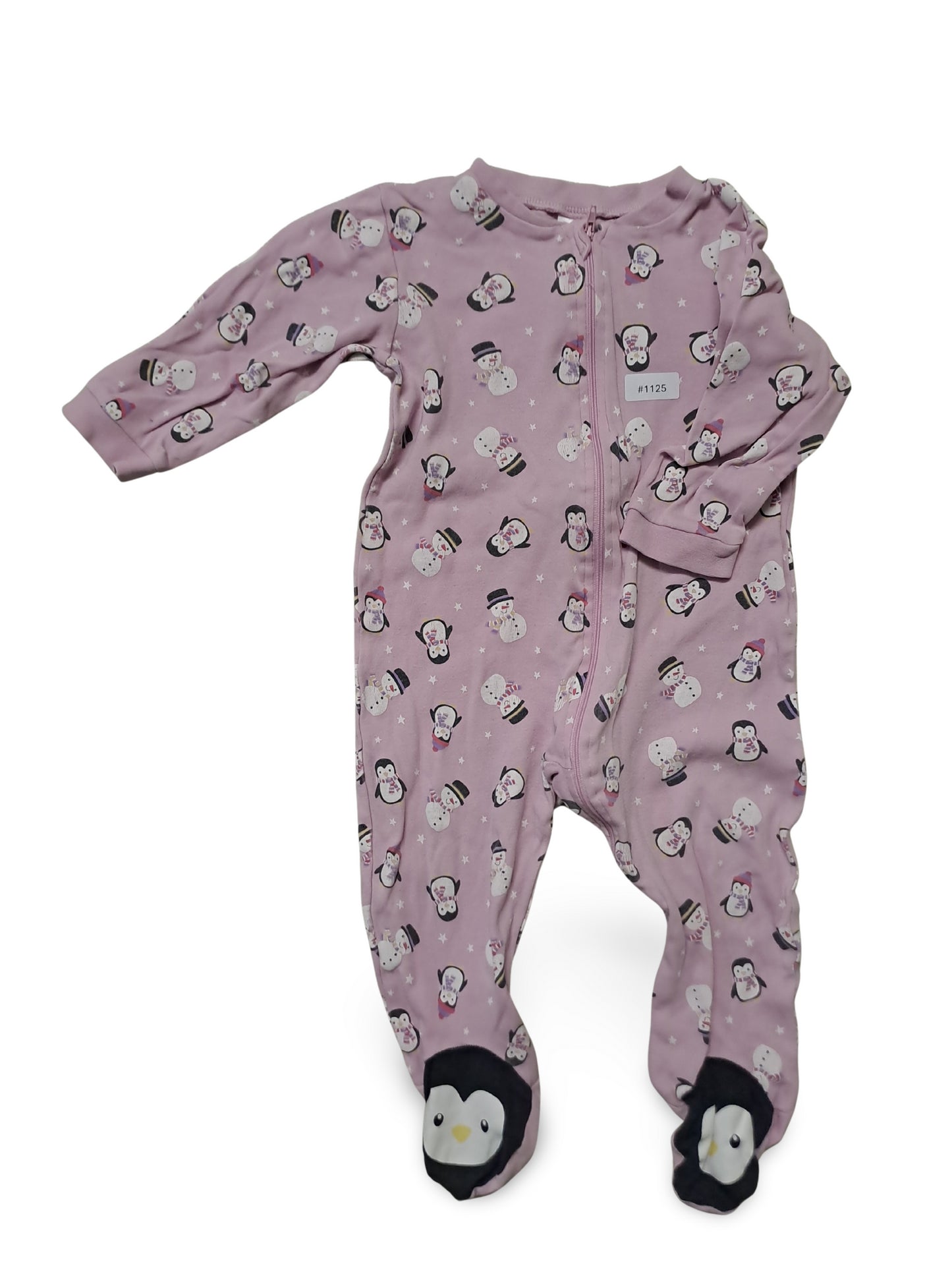 Schlafanzug mit Pinguinen - Gr. 86