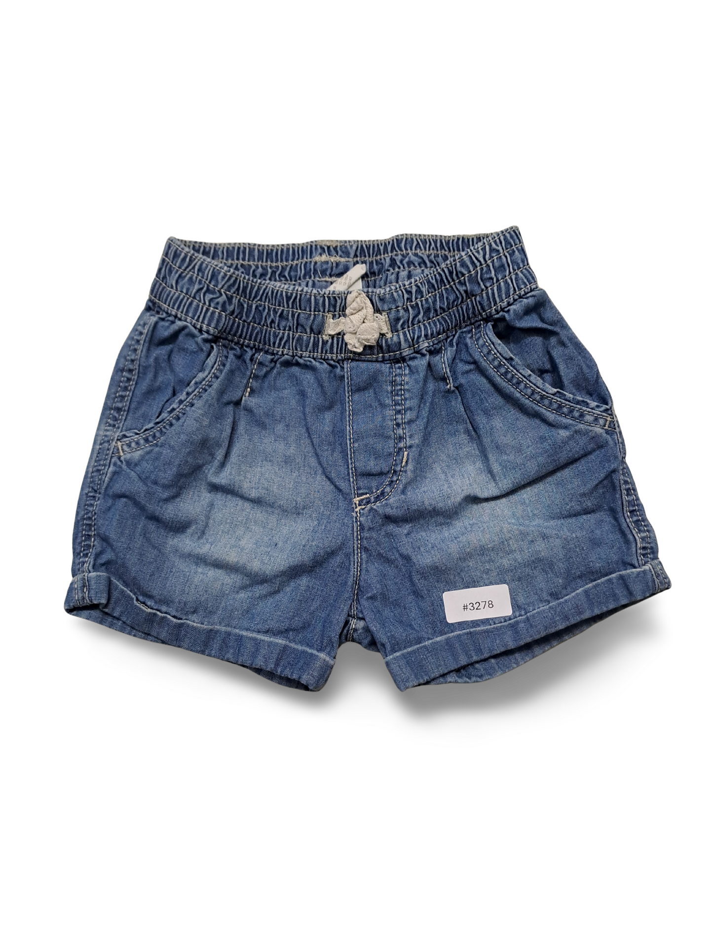 Jeansshorts mit Gummibund - Gr. 86