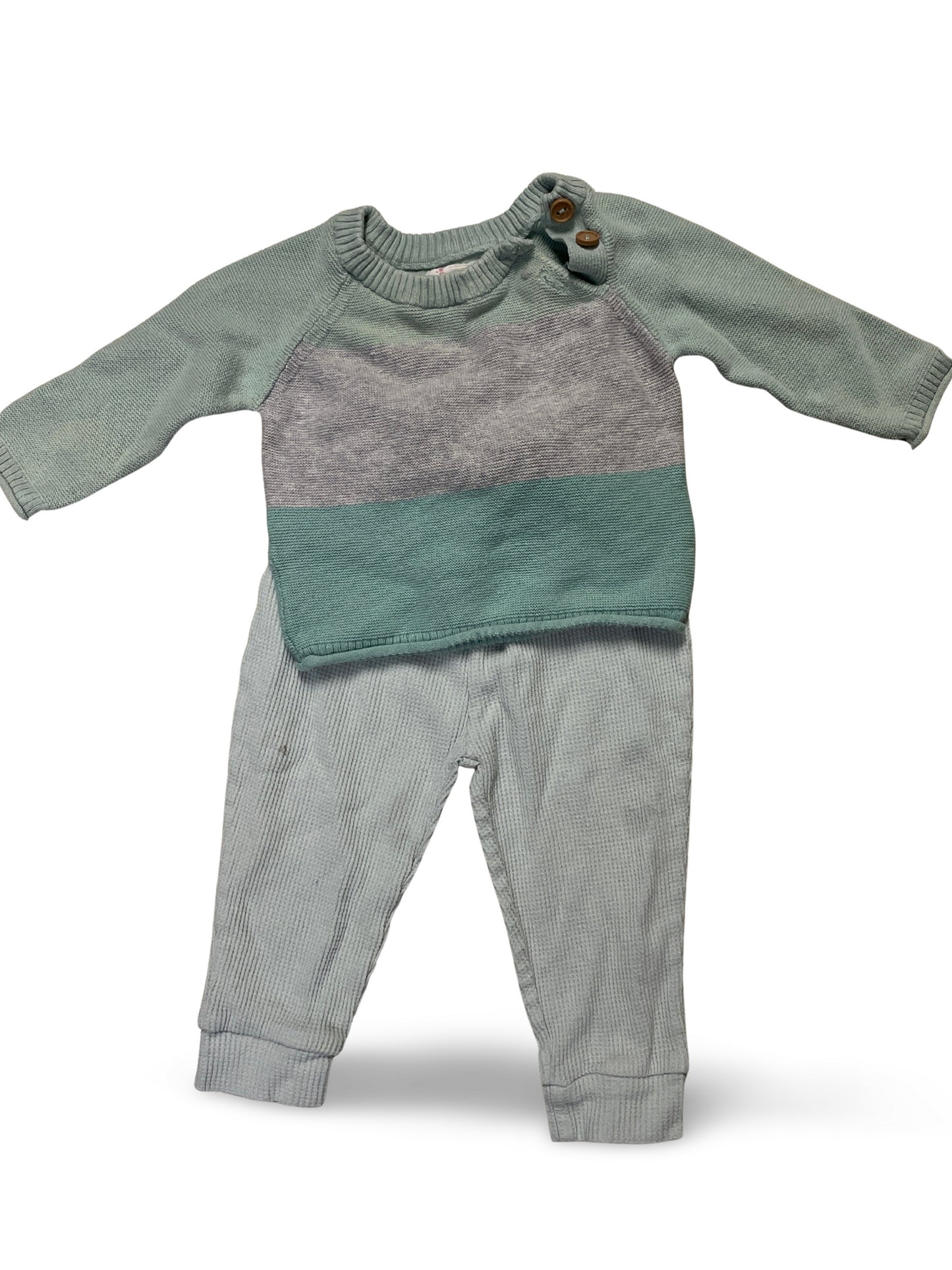 2er Set - Strickhose-& Pullover - Gr. 62/68