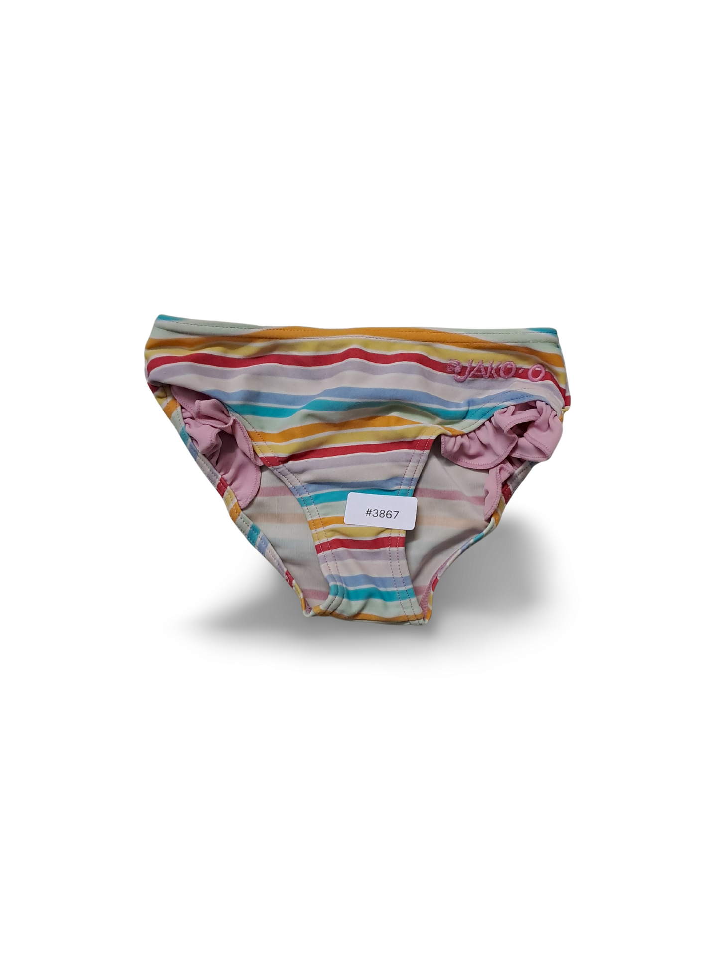 Badehose gestreift mit Rüschen - Gr. 68