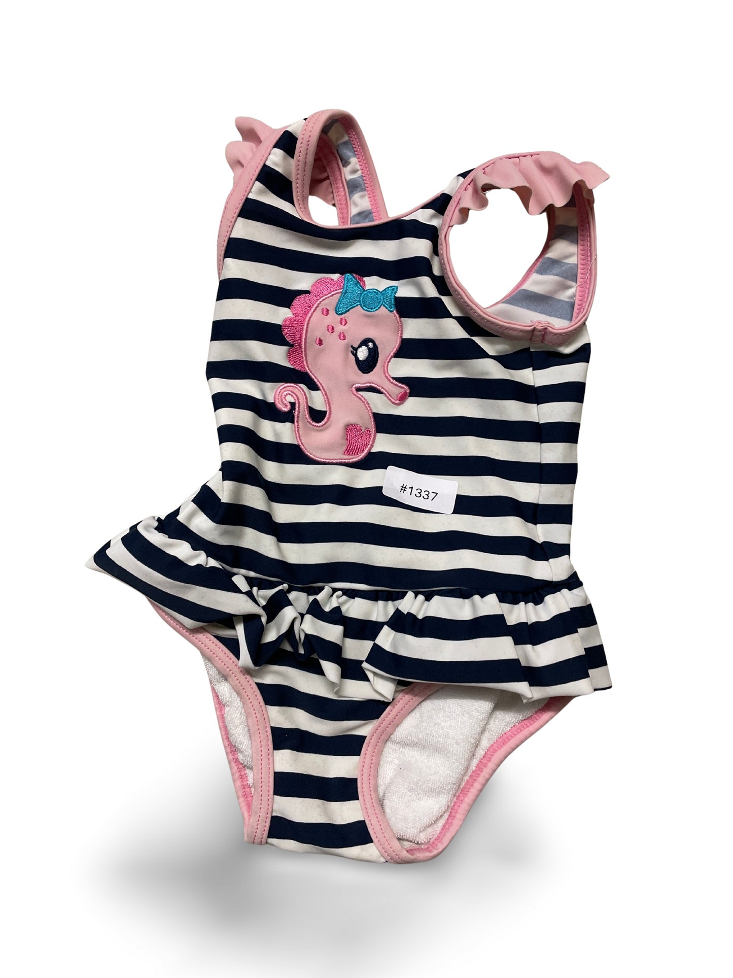 Badeanzug mit Seepferdchen - Gr. 80