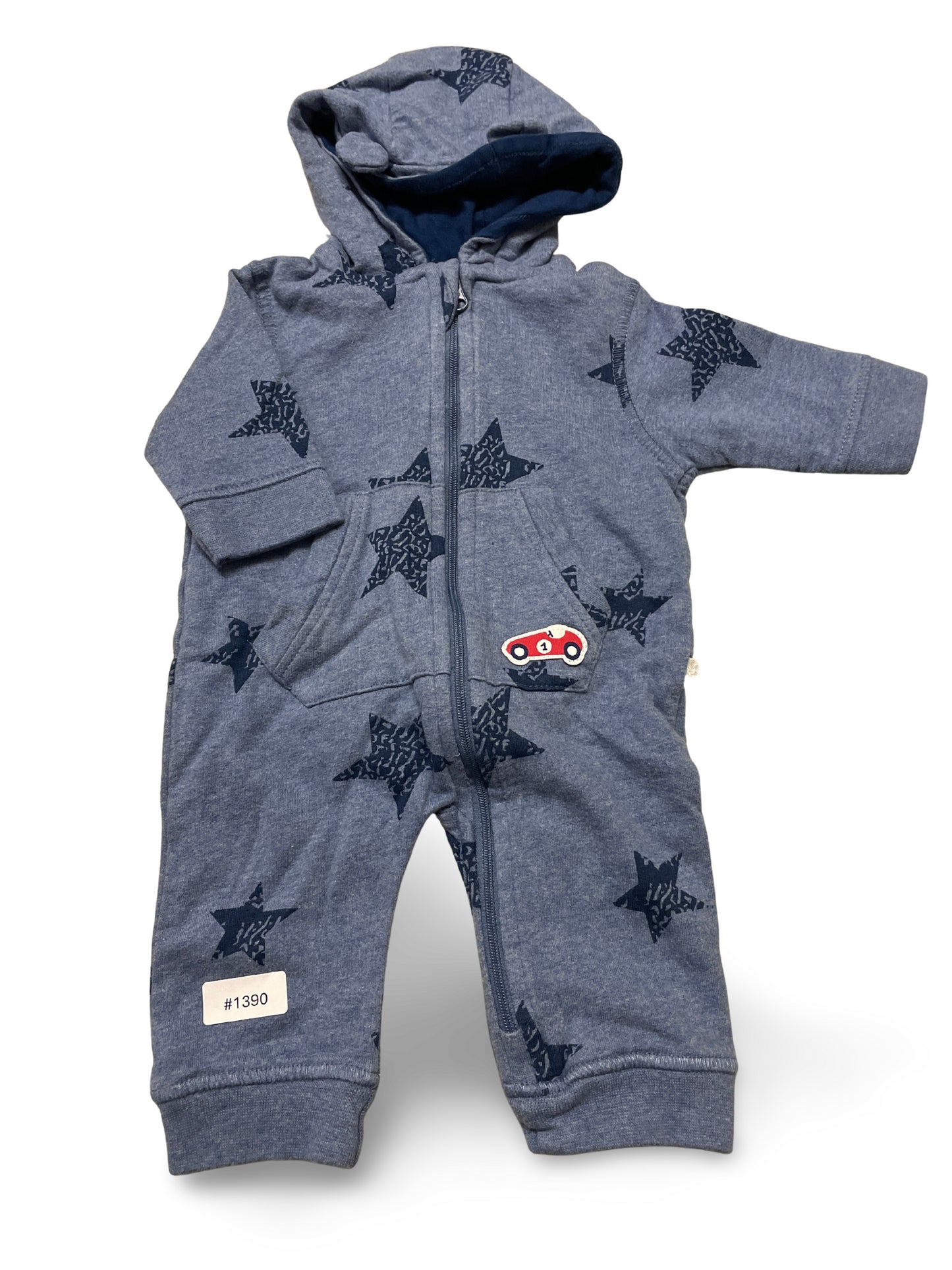 Overall mit Kapuze - Gr. 62