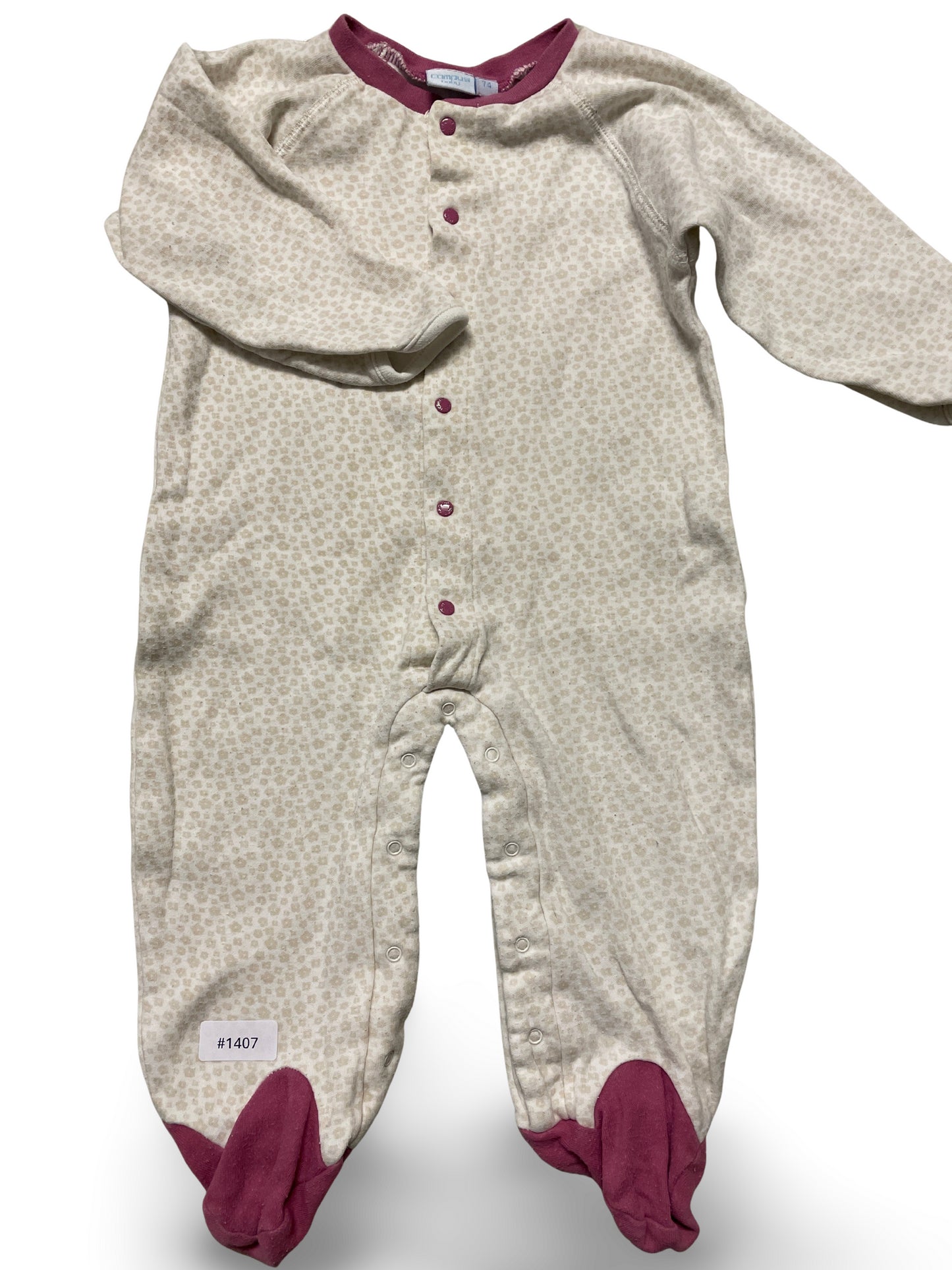 Strampler mit Muster - Gr. 74