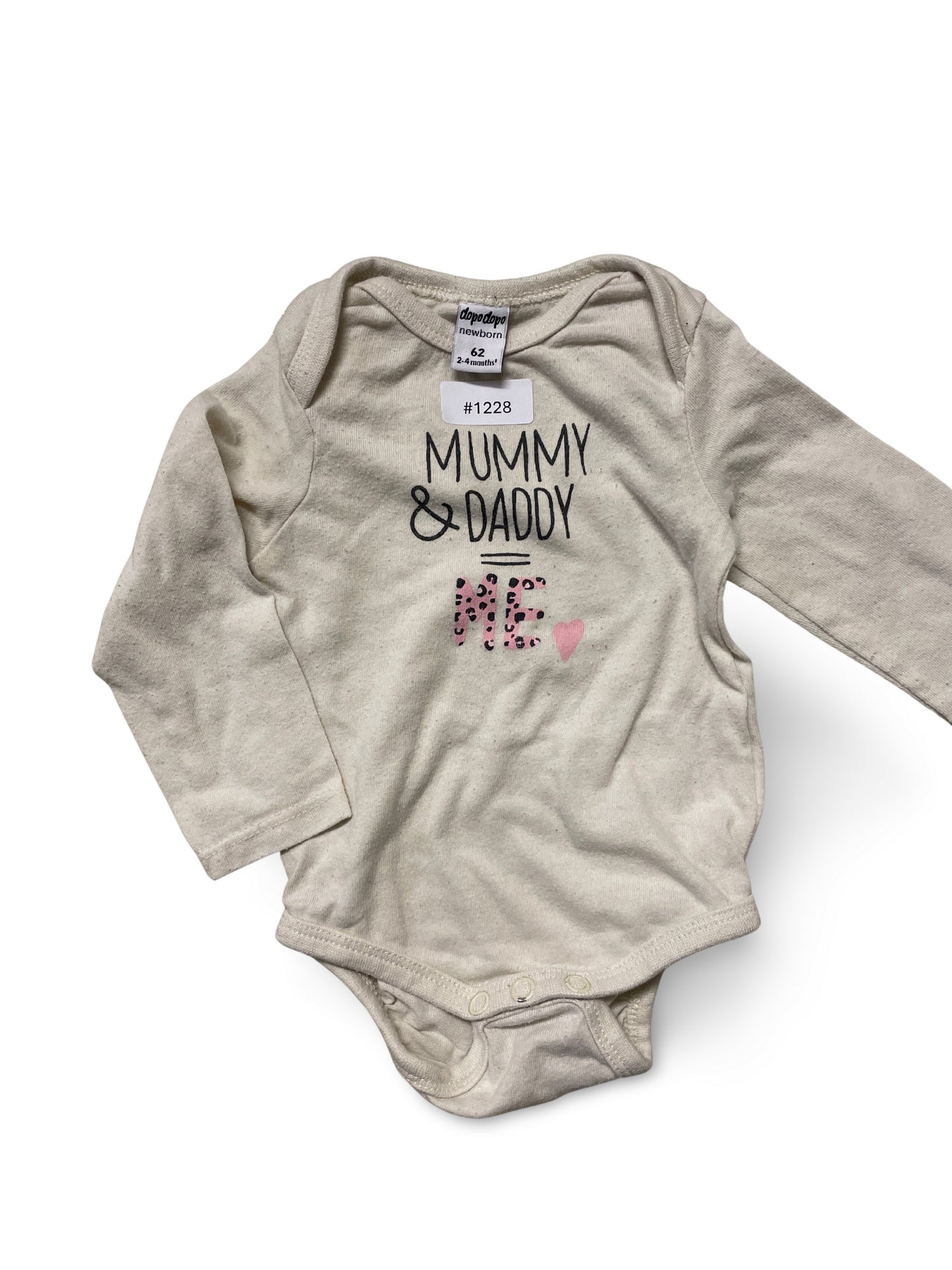 Body mit Aufdruck - Gr. 62