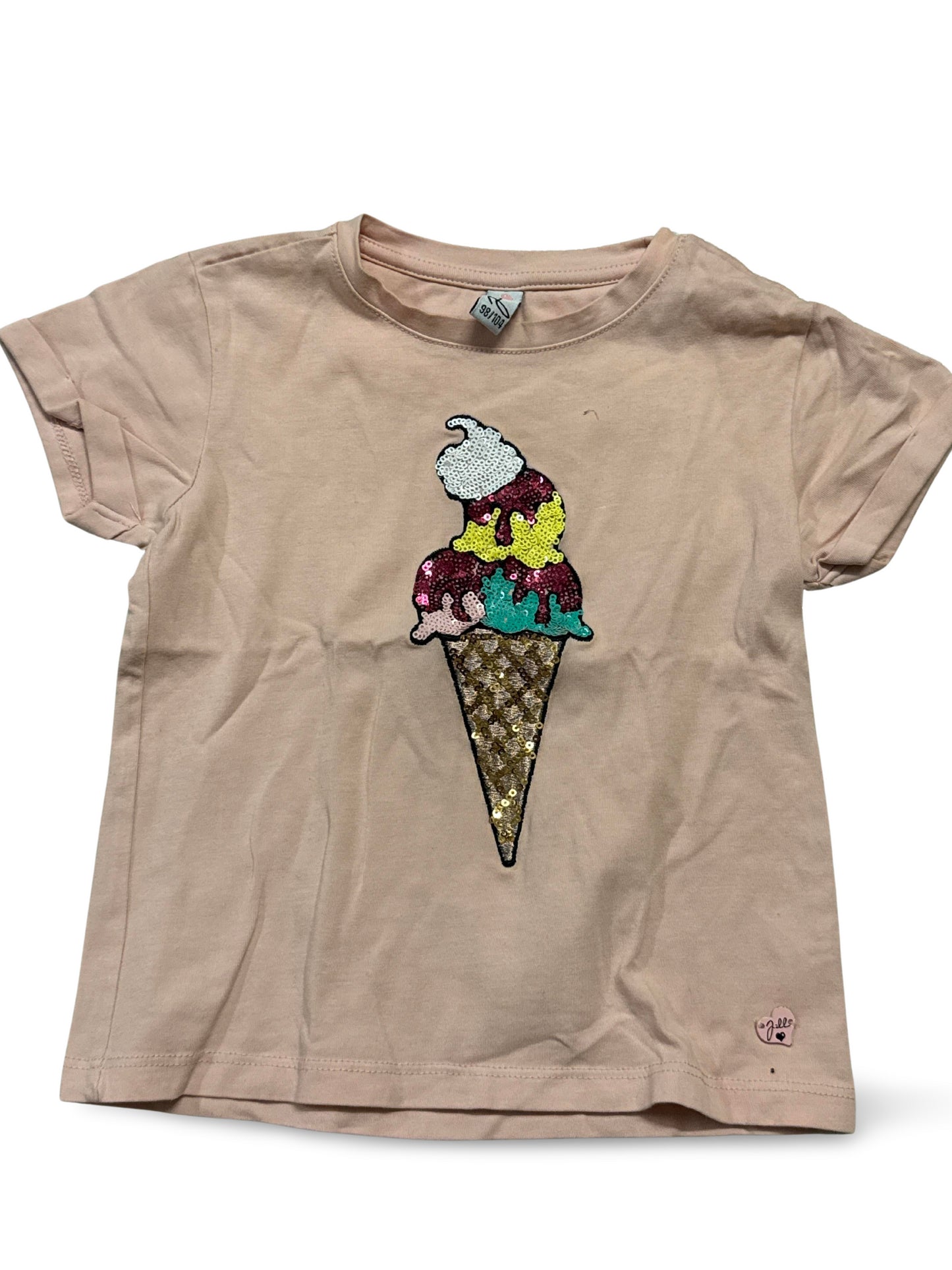 T-Shirt mit Glace-Motiv - Gr. 98