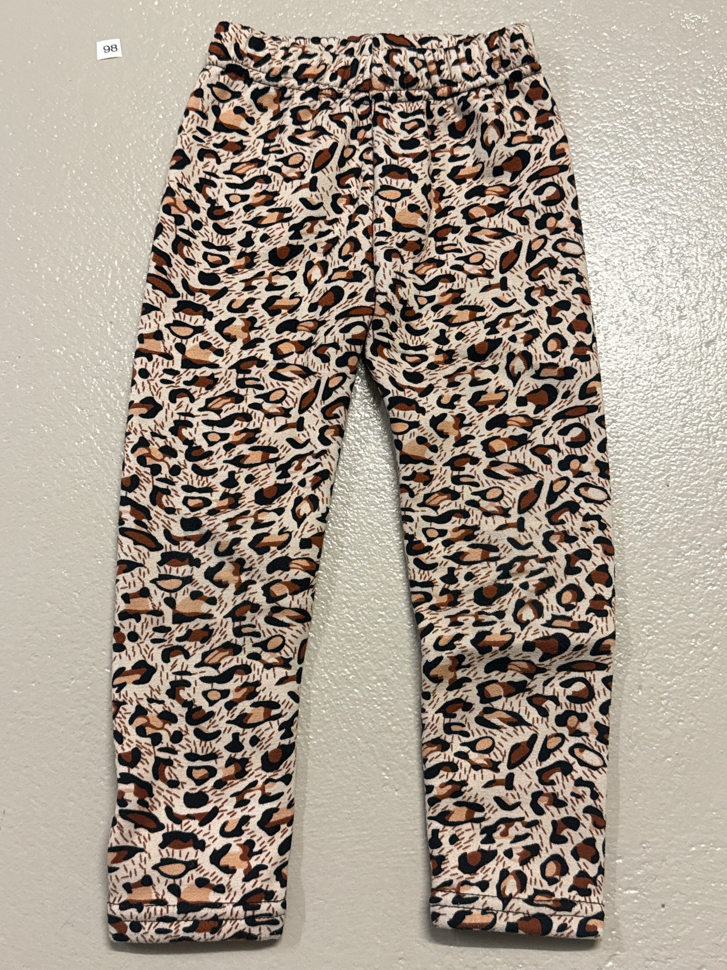 Leggings (gefüttert) mit Leopardenmuster - Gr. 98