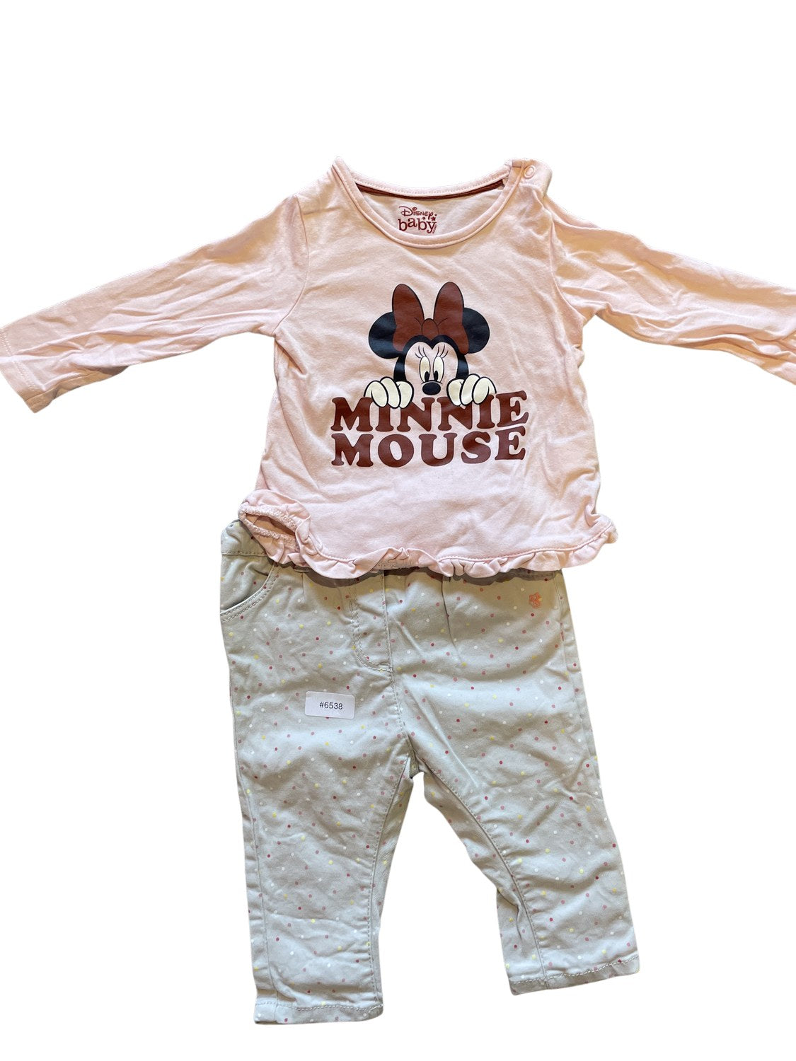 Langarmshirt Minnie Mouse Set - Gr. 74