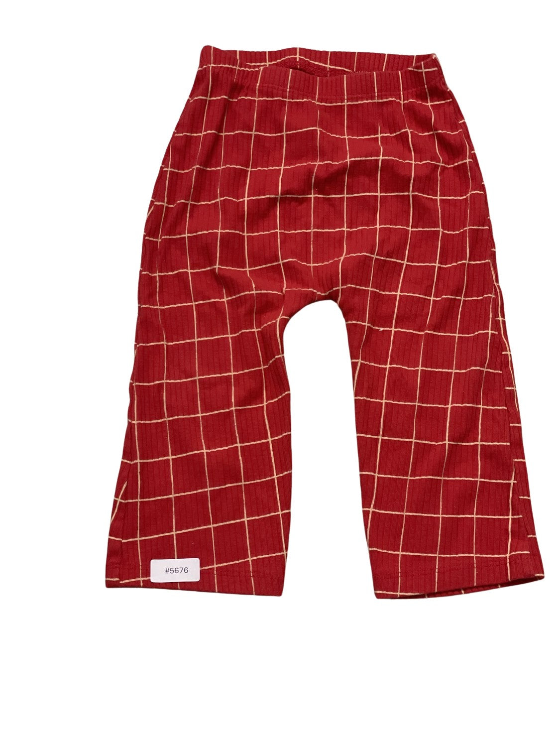 Rot karierte Hose - Gr. 86