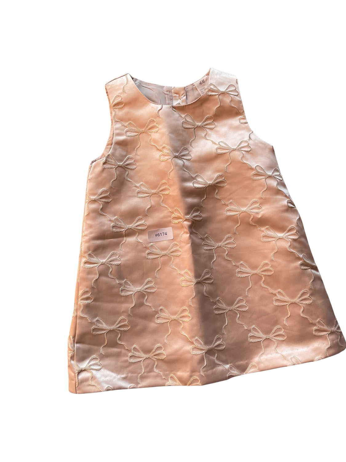 Süsses Kleid mit Schleifenmuster - Gr. 80