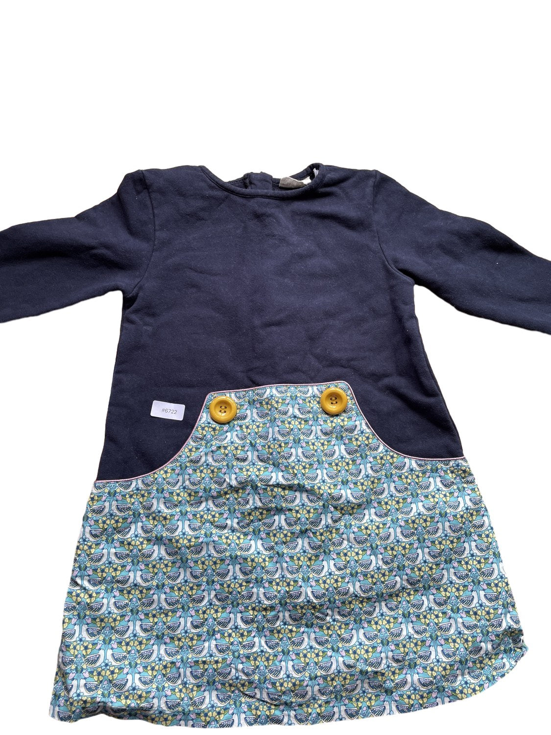 Robe à manches longues avec motif - Taille 116