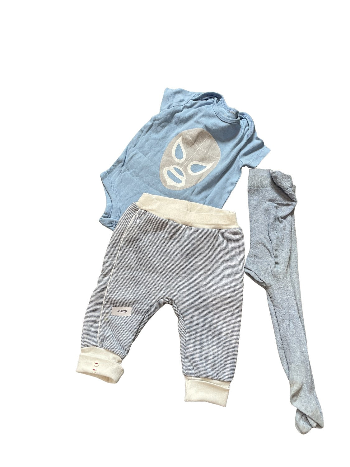 Bodysuit and jogging bottoms set with tights - Size 74