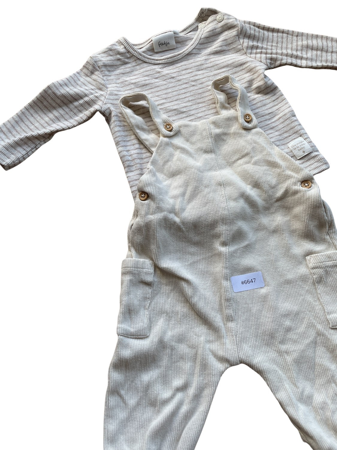 Set Langarmshirt und Latzhose - Gr. 62
