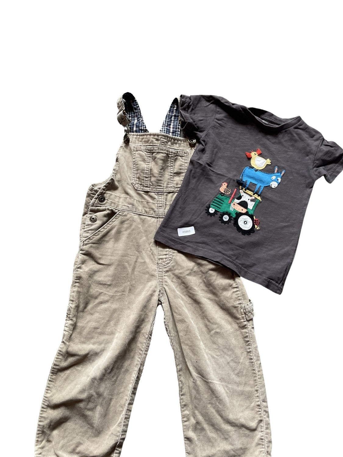 Set Latzhose mit T-Shirt - Gr. 92