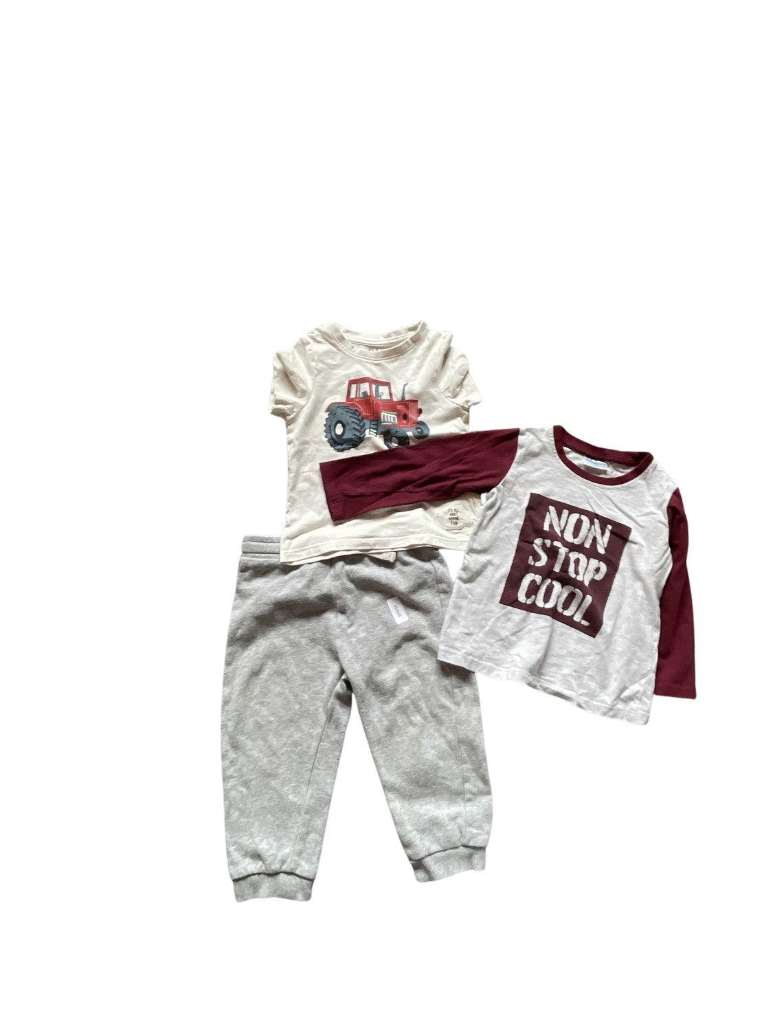 2er Bundle Shirts und Jogginghose - Gr. 92