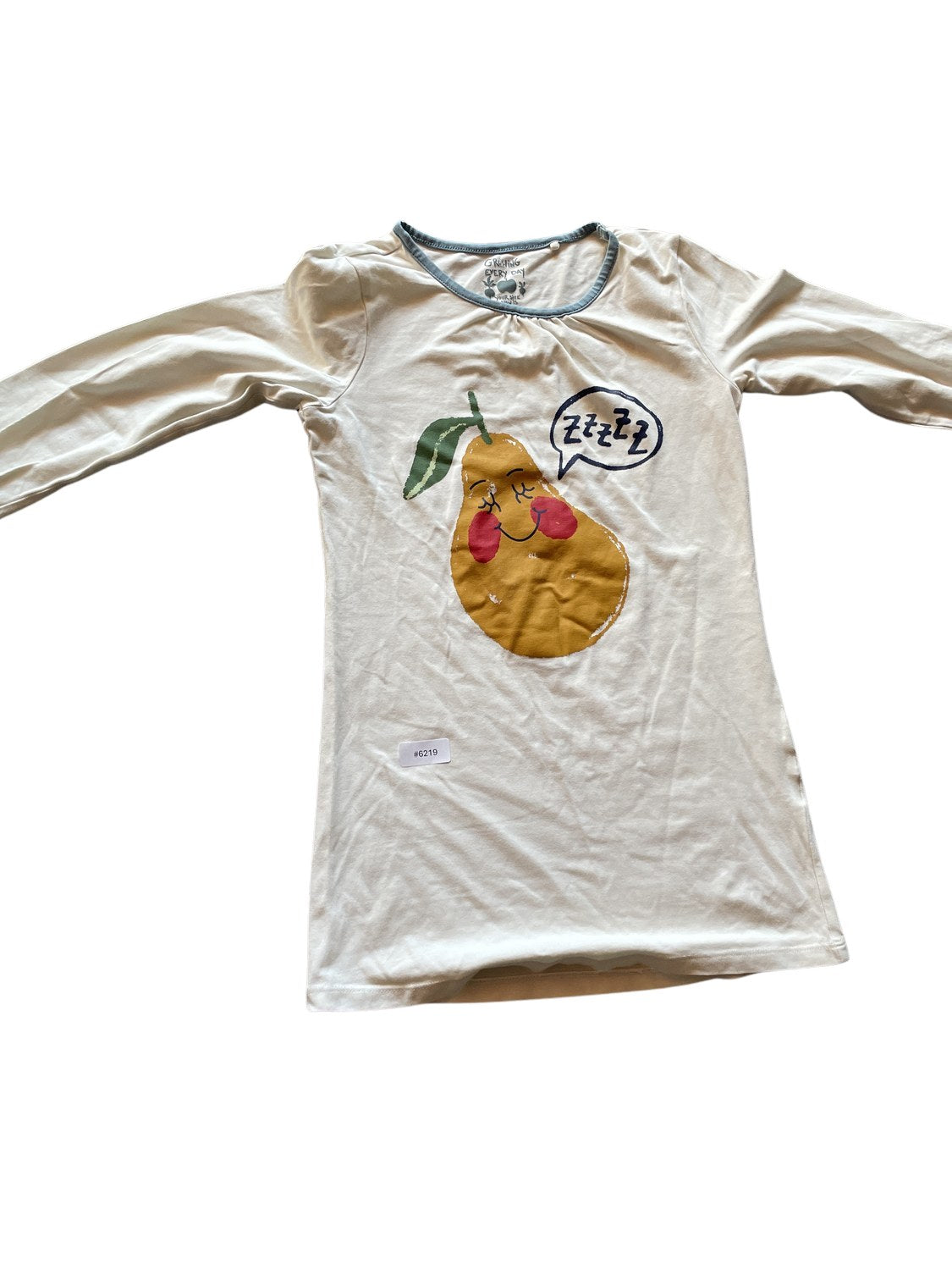 Langarmshirt mit fröhlicher Birne - Gr. 122