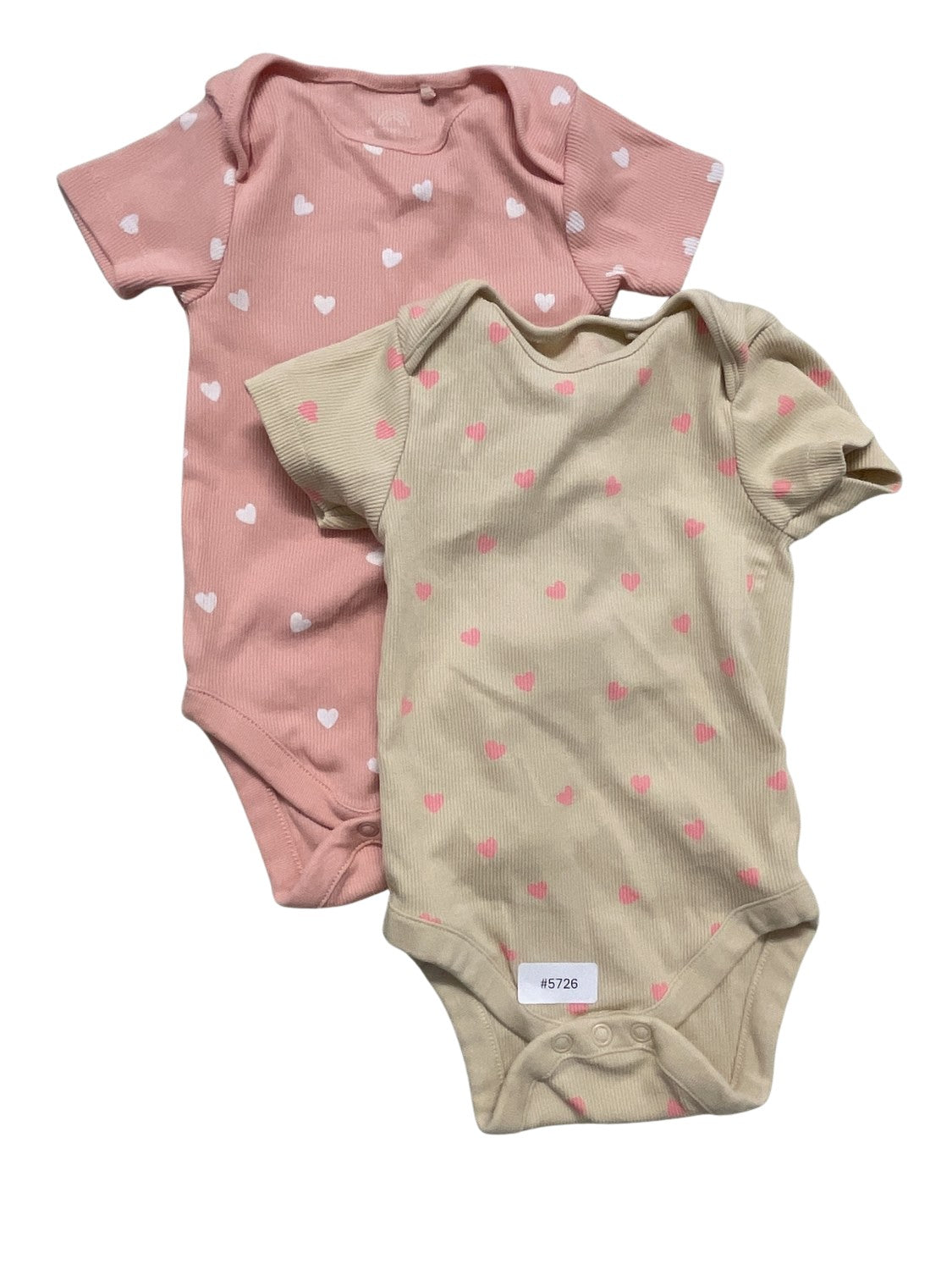 2er Bundle Body mit Herzen - Gr. 74
